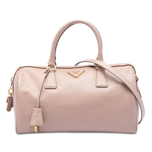 Saffiano Lux Convertible Bowler Bag