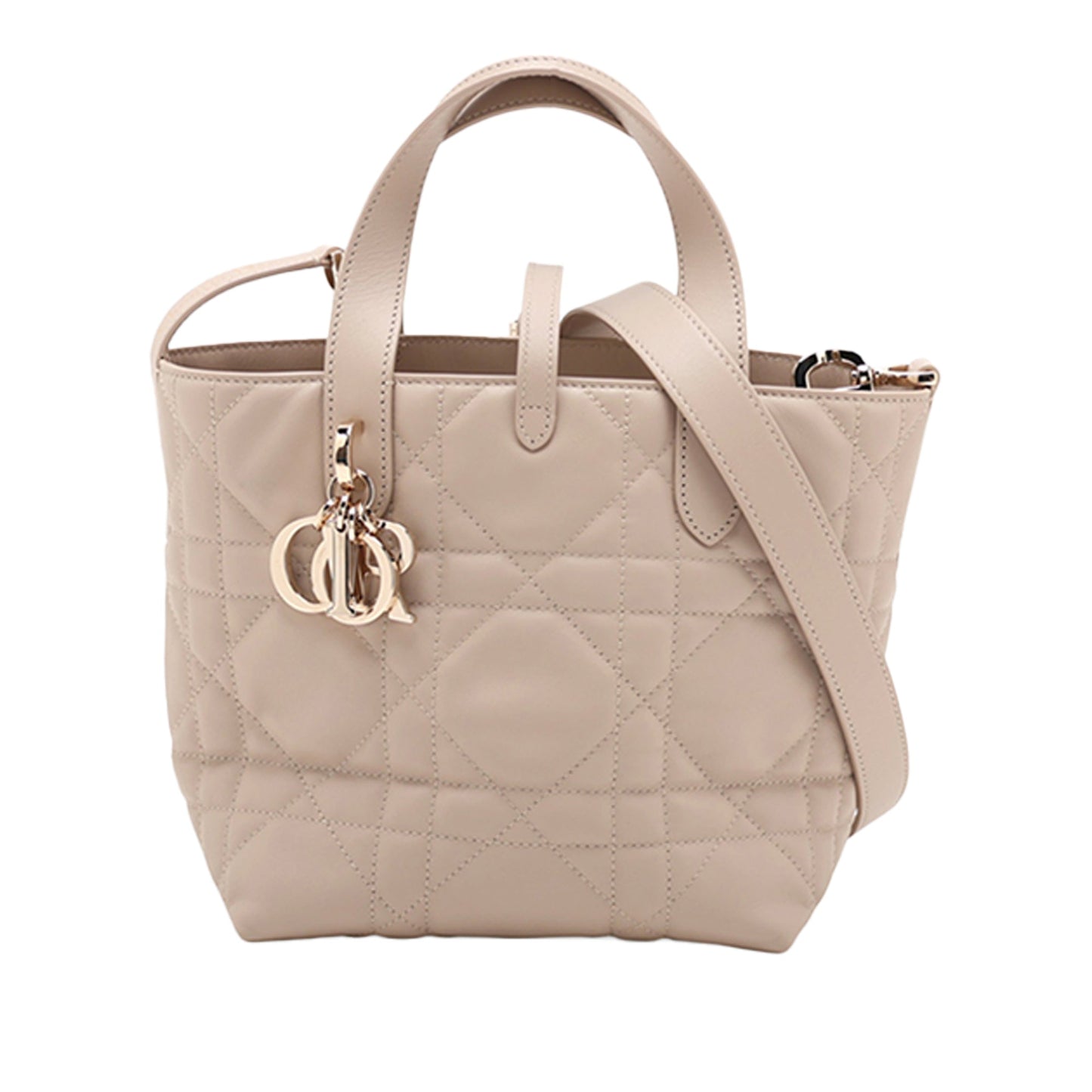 Dior Small Calfskin Macrocannage Toujours Handbag