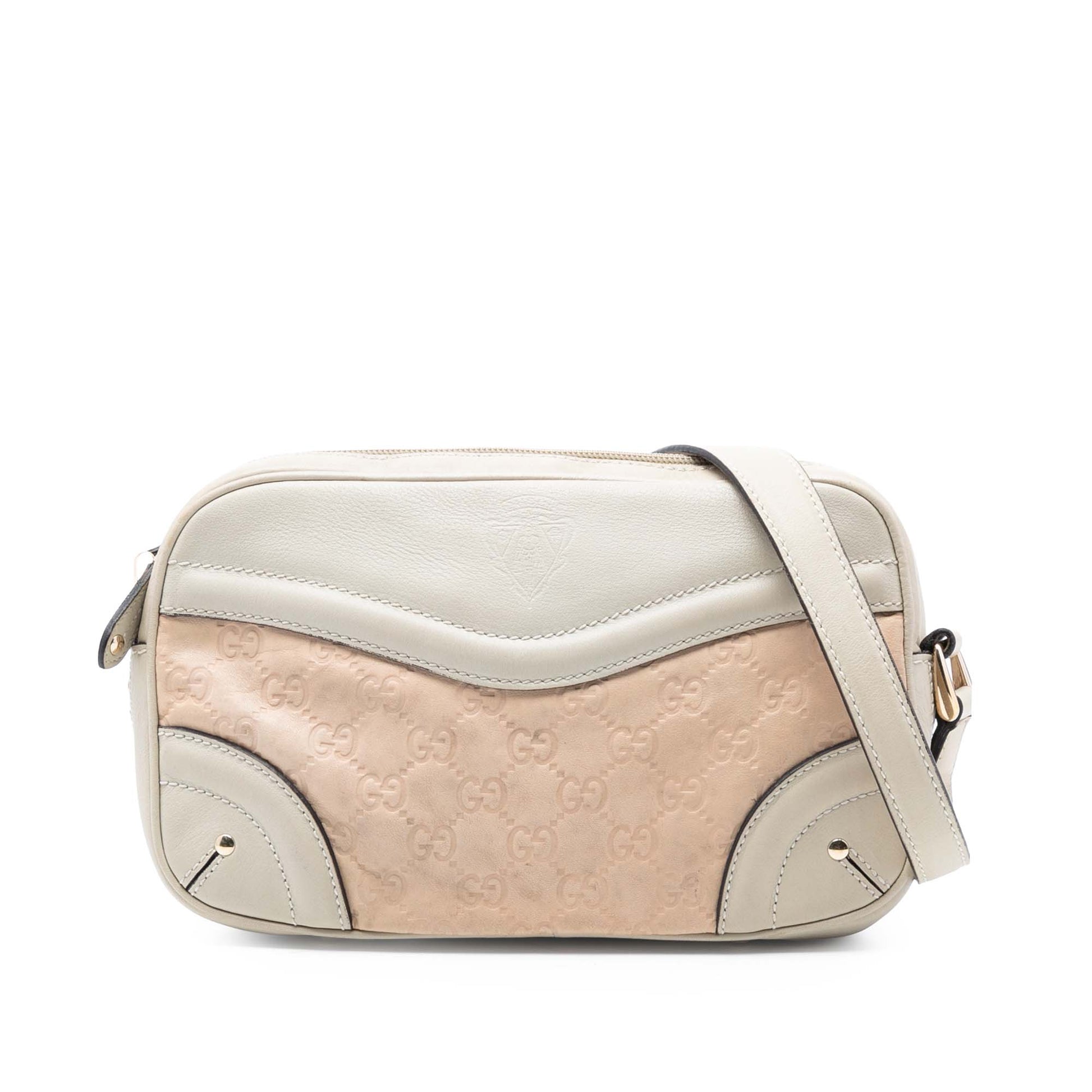 Gucci Guccissima Crest Shoulder Bag