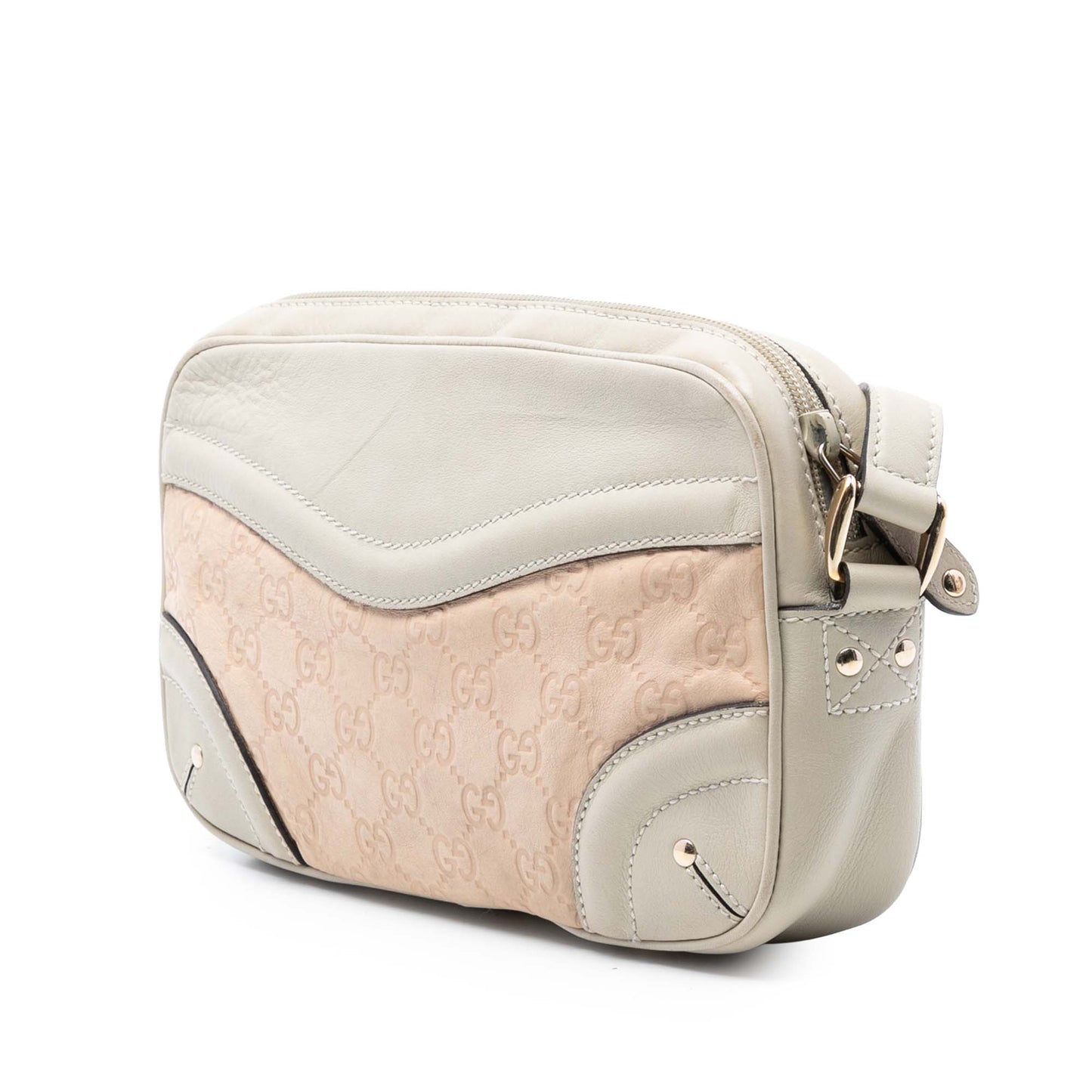 Gucci Guccissima Crest Shoulder Bag
