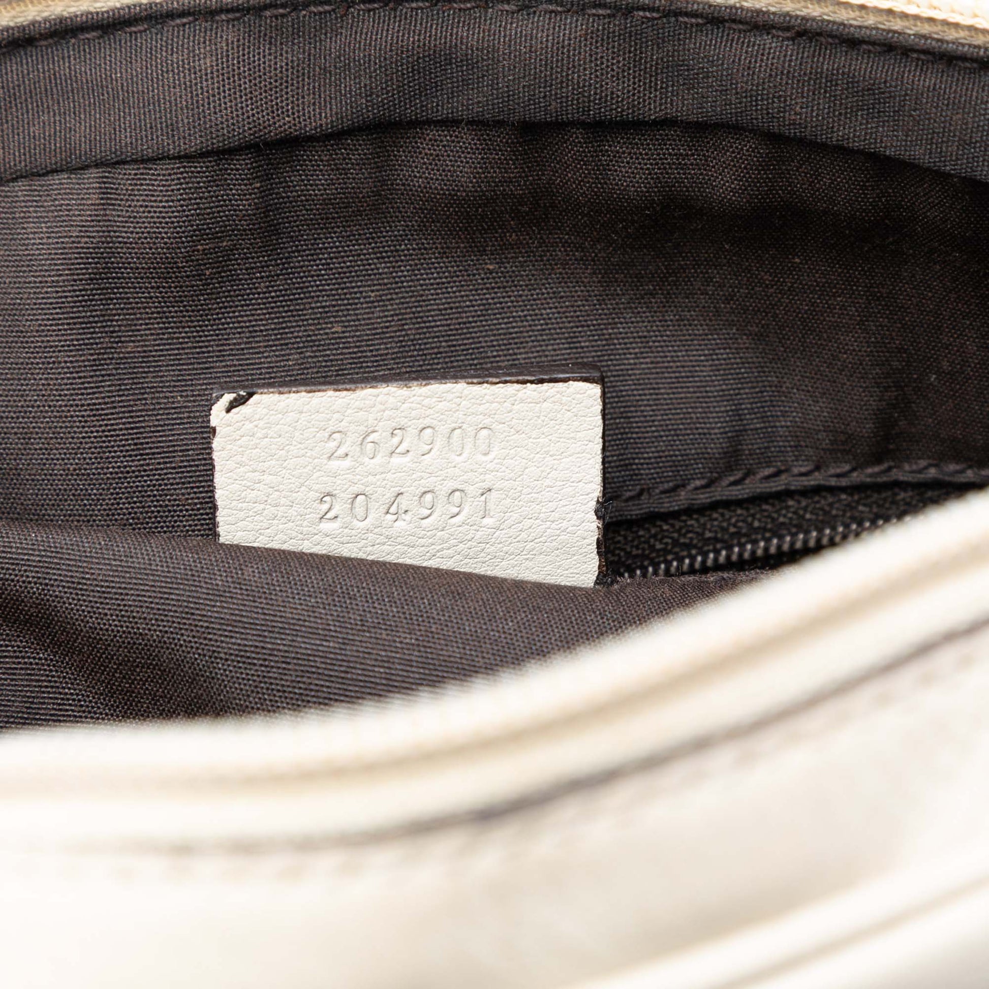 Gucci Guccissima Crest Shoulder Bag