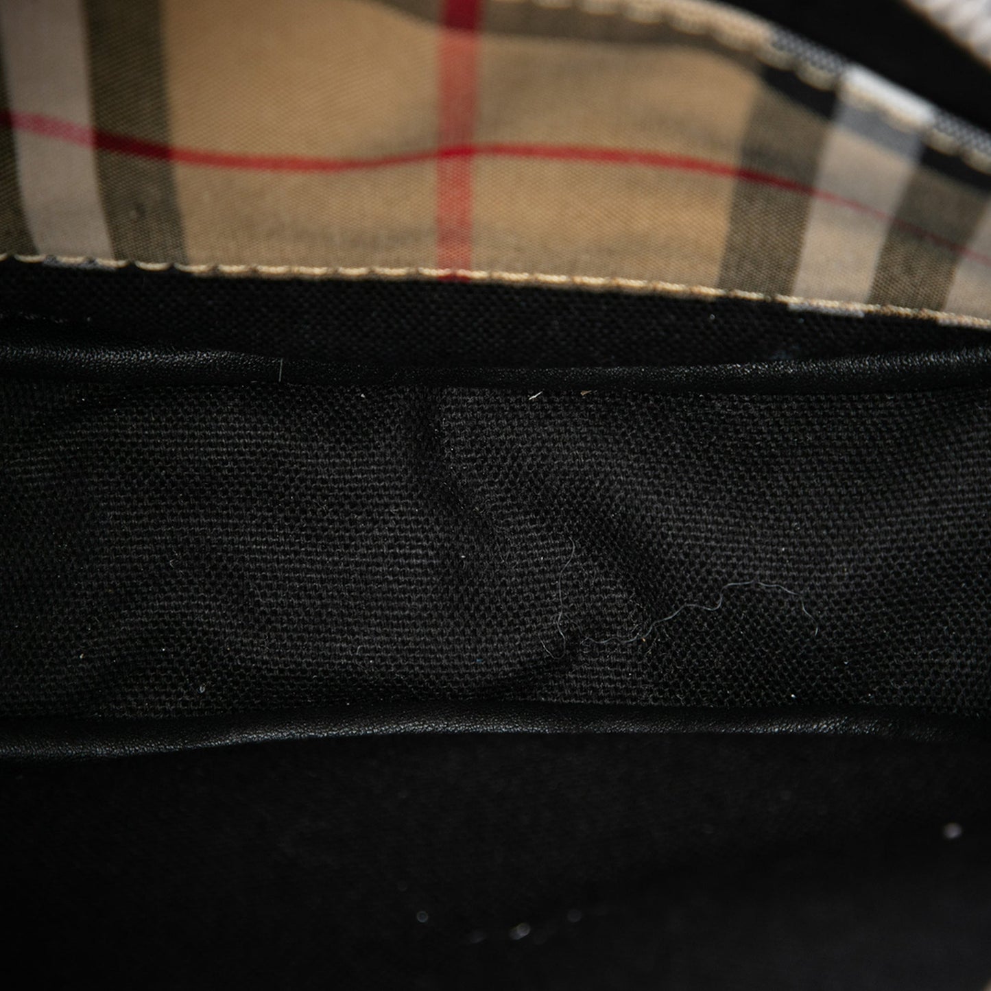 Burberry House Check Canvas and Calfskin Cartoon Print Round Crossbody