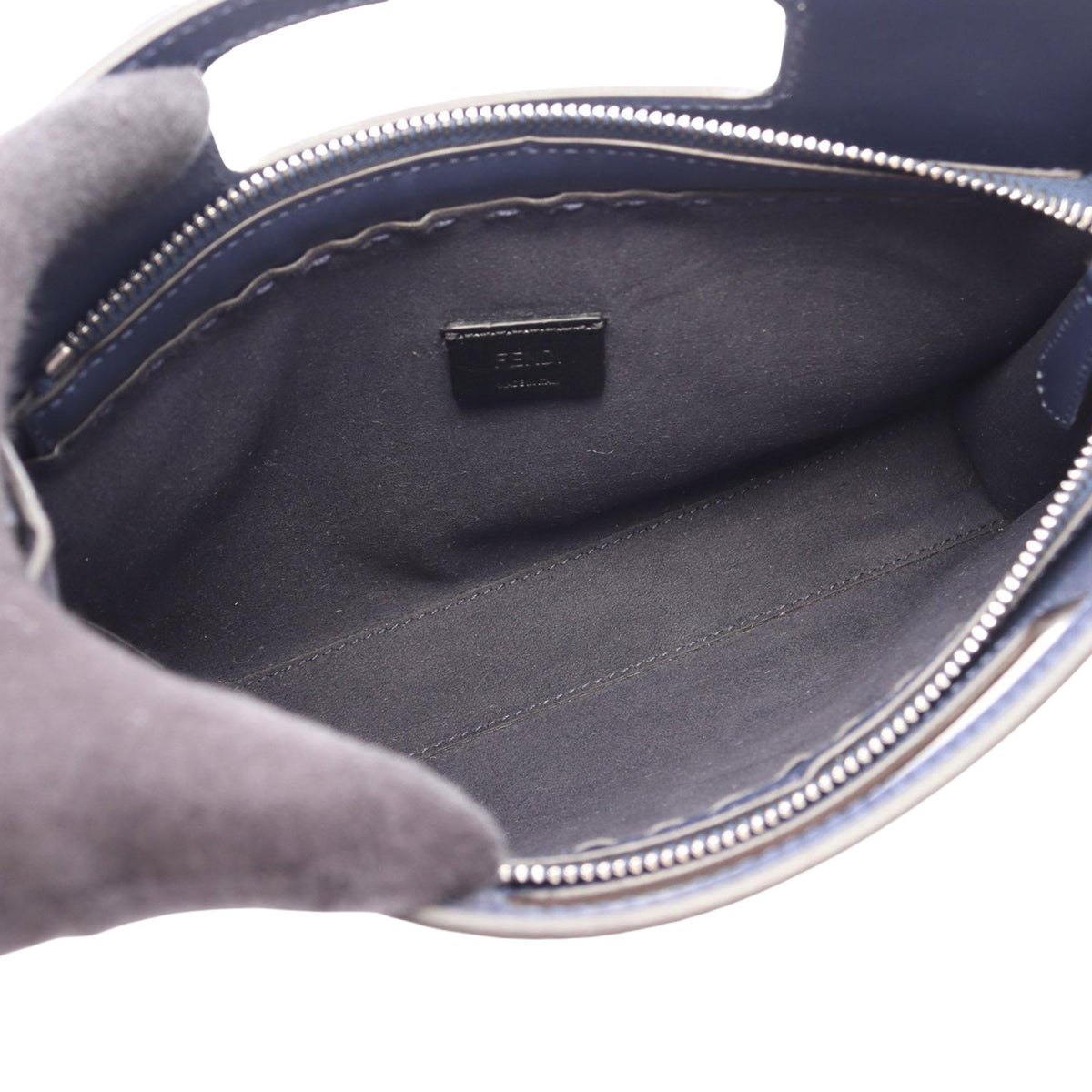 Fendi Small Leather Shopper Satchel