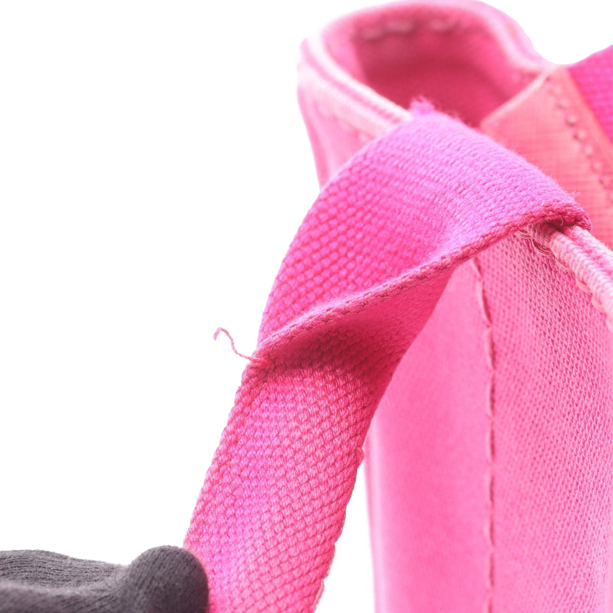 Prada Small Canvas Canapa Logo Tote — Pink