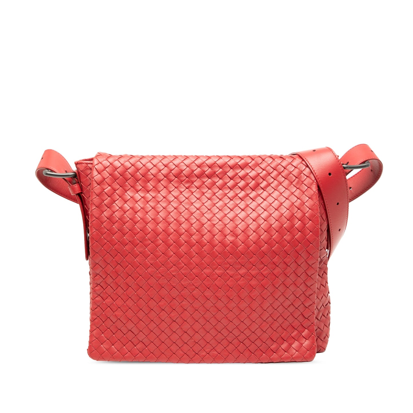 Bottega Veneta Nappa Intrecciato Flap Crossbody