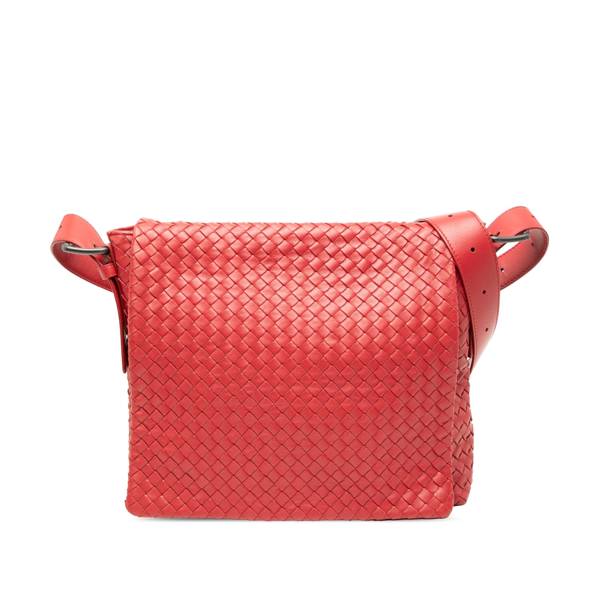 Bottega Veneta Nappa Intrecciato Flap Crossbody