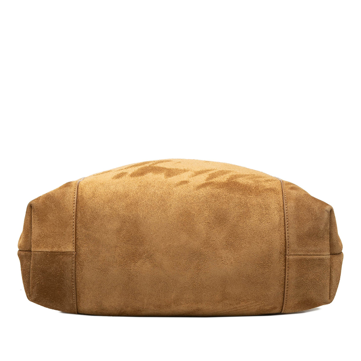 Saint Laurent Suede Tanger Hobo — Brown