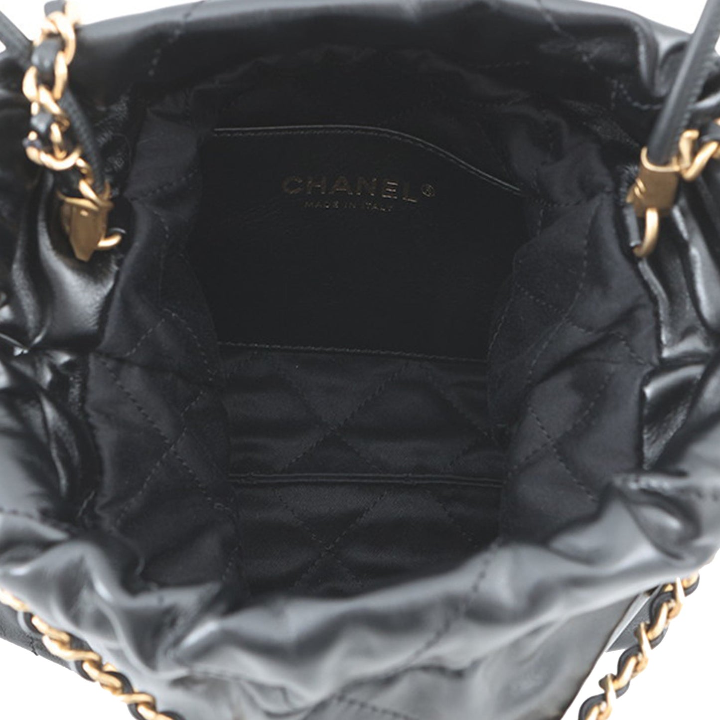 Chanel Mini Shiny Calfskin 22 Handbag