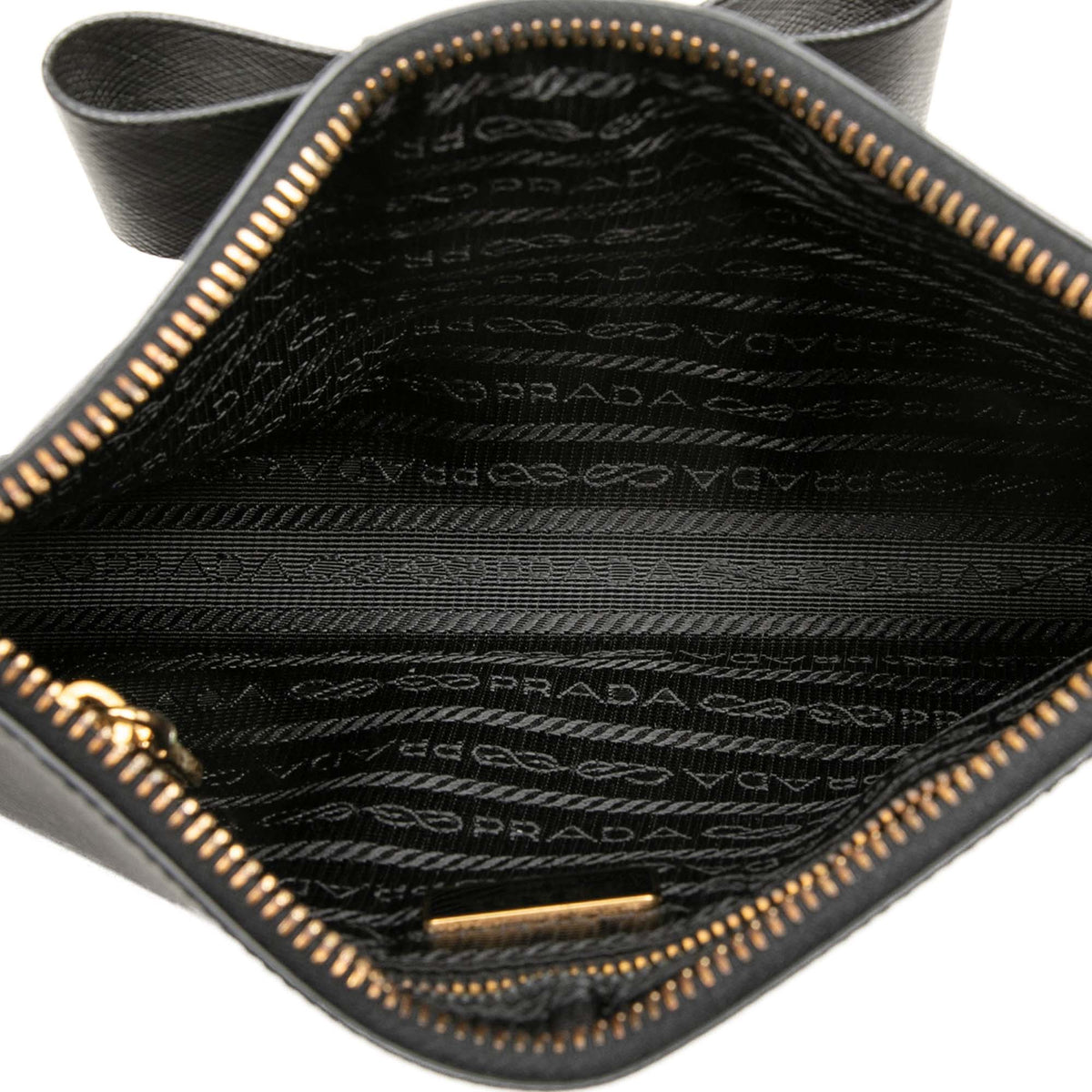 Prada Saffiano Bow Clutch