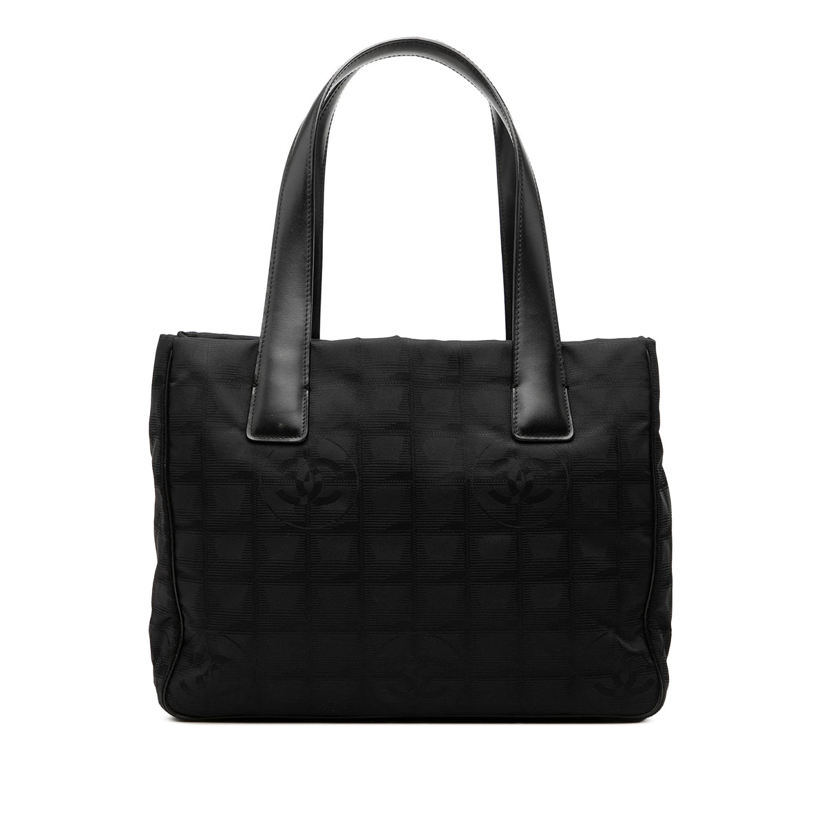 Chanel New Travel Line Nylon Tote — Black