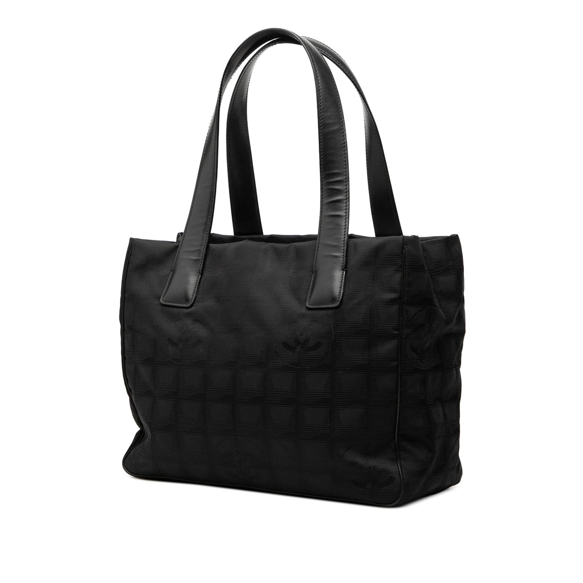 Chanel New Travel Line Nylon Tote — Black
