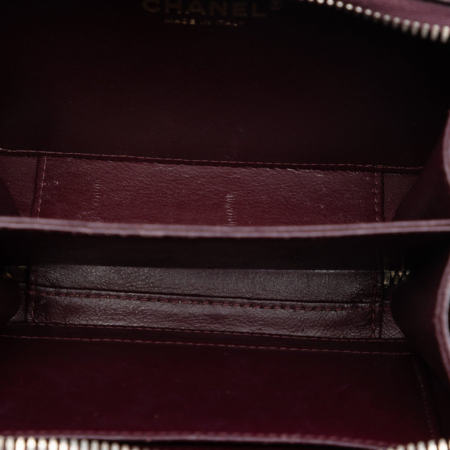 Small Quilted Caviar Filigree Vanity Case