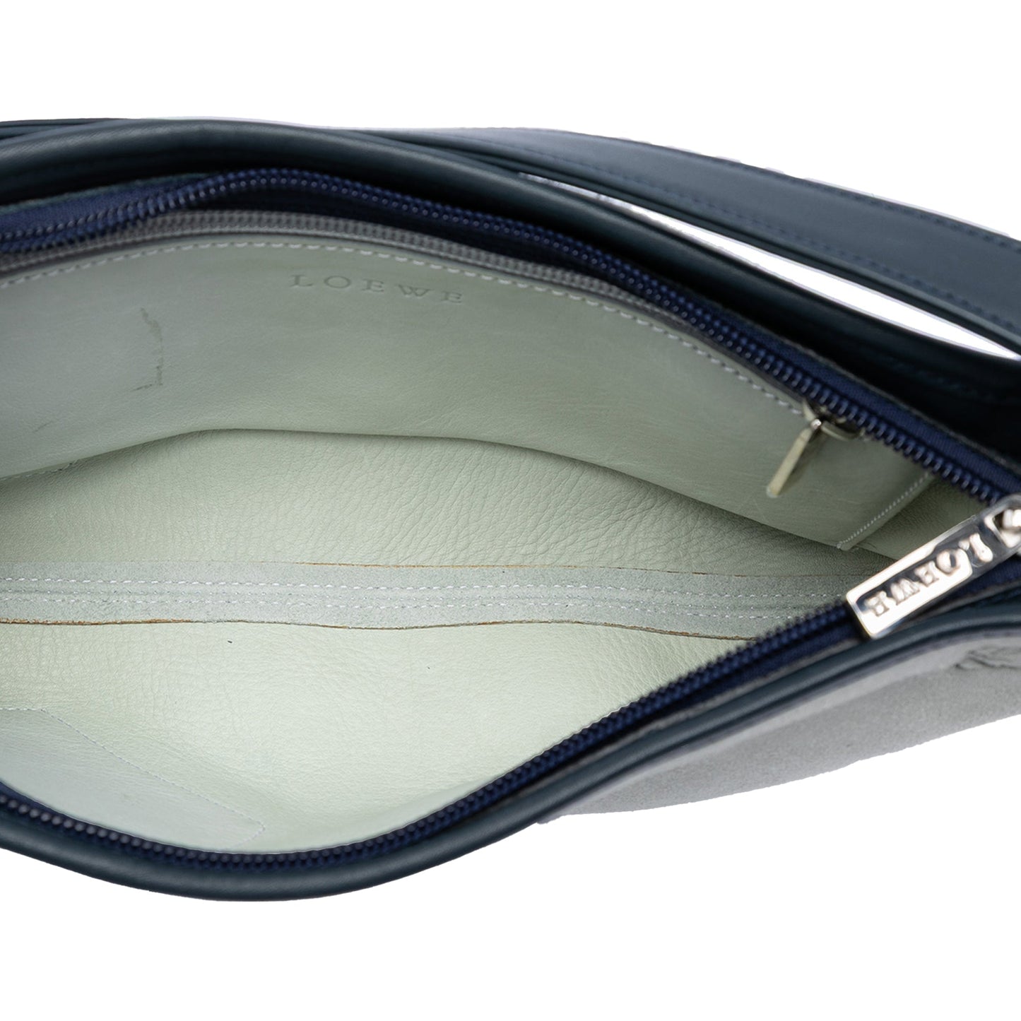 LOEWE Suede Anagram Switching Shoulder Bag