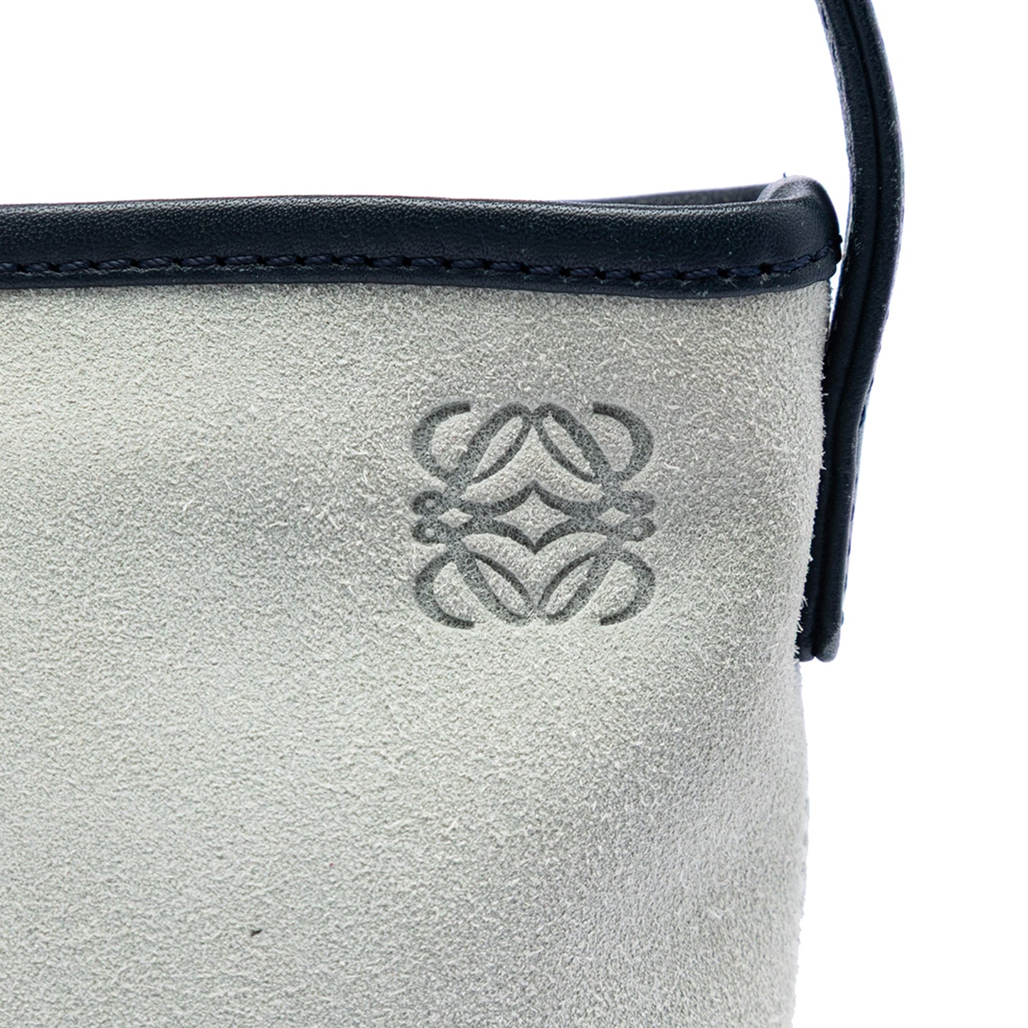 LOEWE Suede Anagram Switching Shoulder Bag
