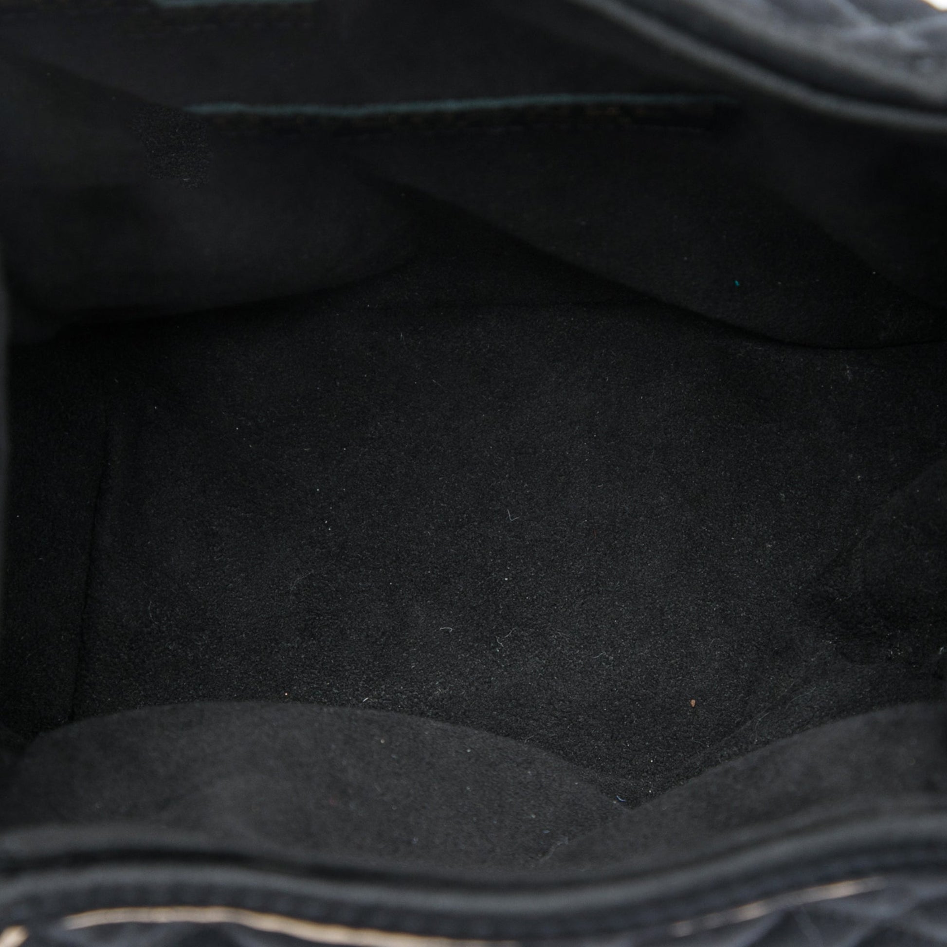 Chanel Paris Shanghai CC Quilted Satin Takeaway Box Bag