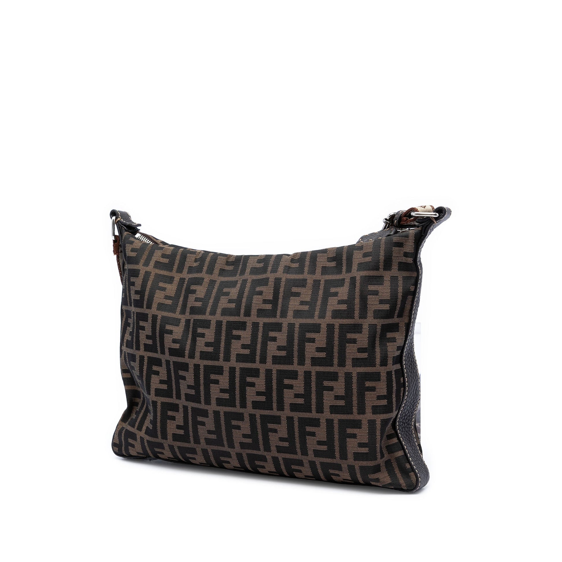 Fendi Zucca Canvas Selleria Crossbody