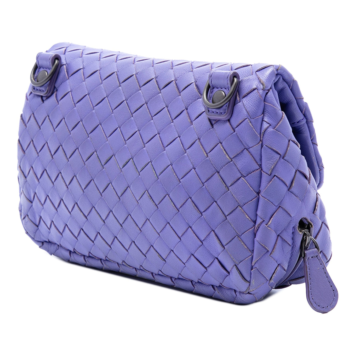 Bottega Veneta Mini Nappa Intrecciato Expandable Chain Flap Crossbody