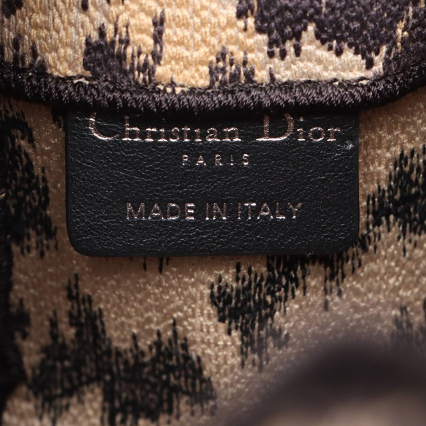 Mizza Small Embroidered Canvas Leopard DiorCamp Messenger Bag