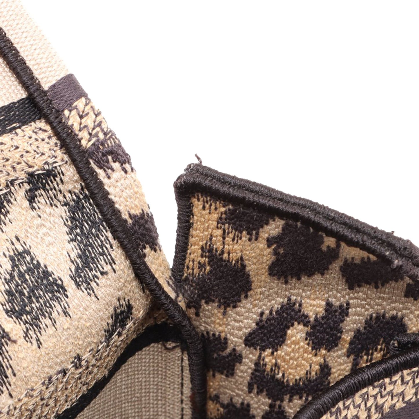 Mizza Small Embroidered Canvas Leopard DiorCamp Messenger Bag