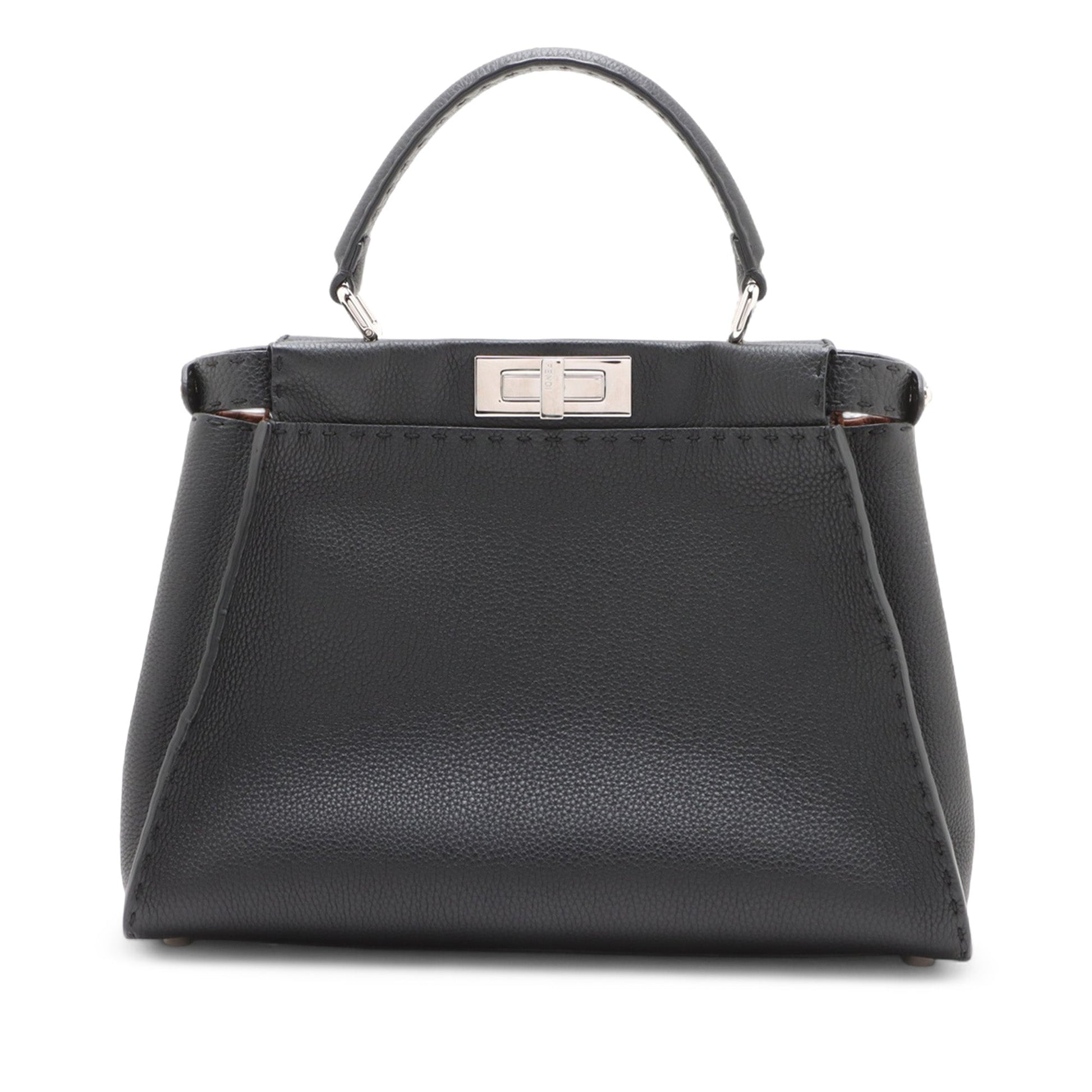 Fendi Peekaboo Leather Handbag