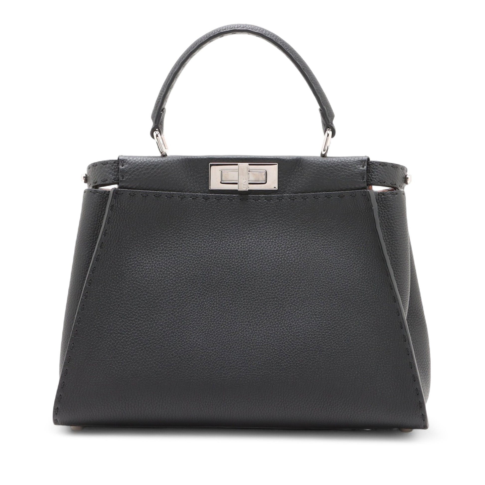 Fendi Peekaboo Leather Handbag