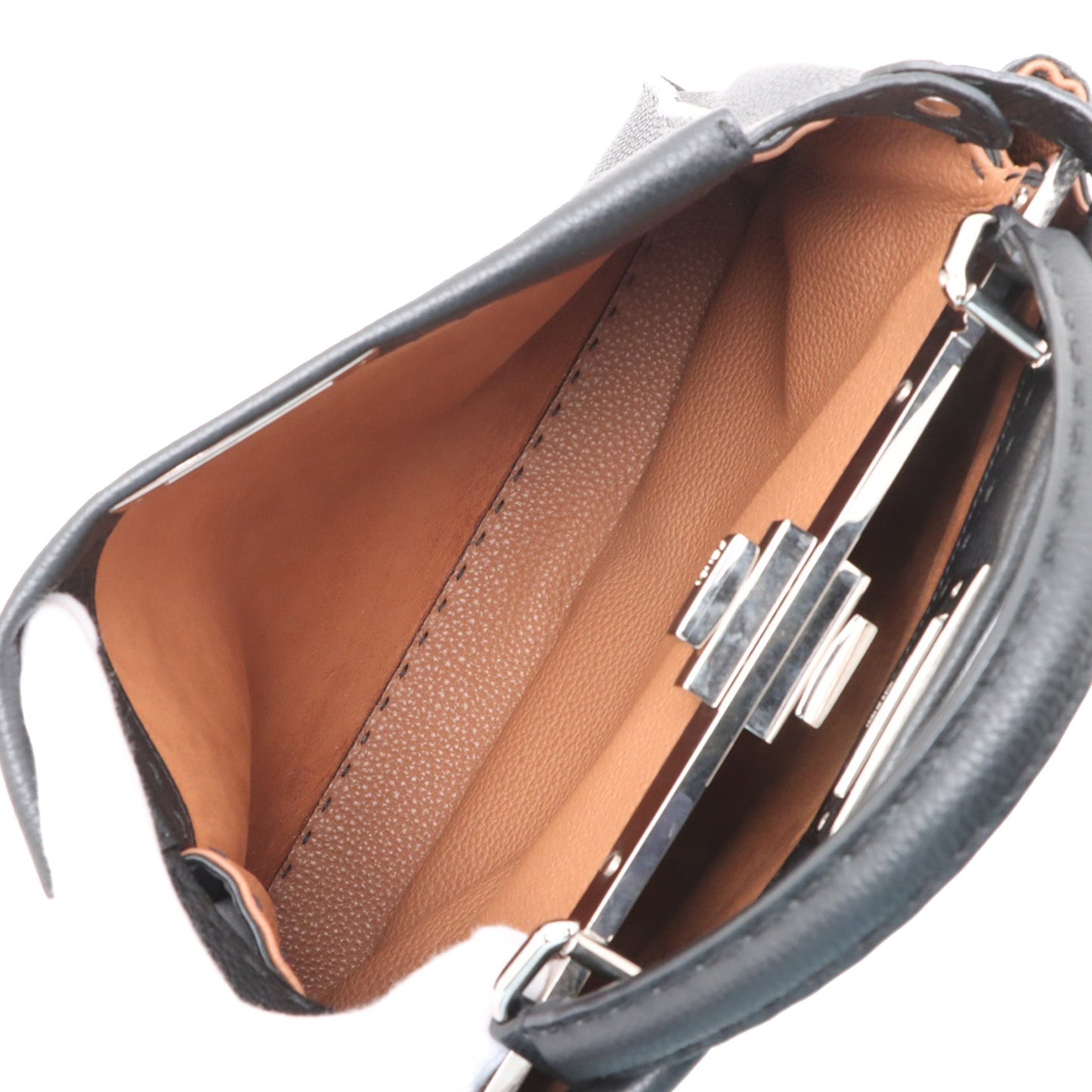 Fendi Peekaboo Leather Handbag