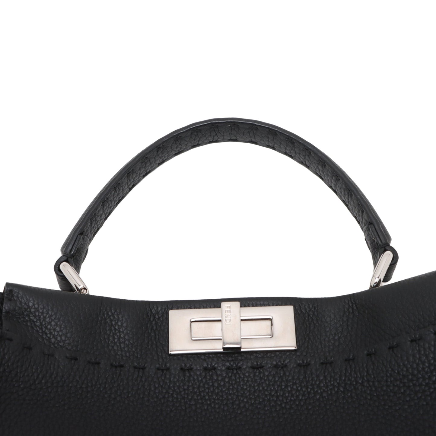 Fendi Peekaboo Leather Handbag
