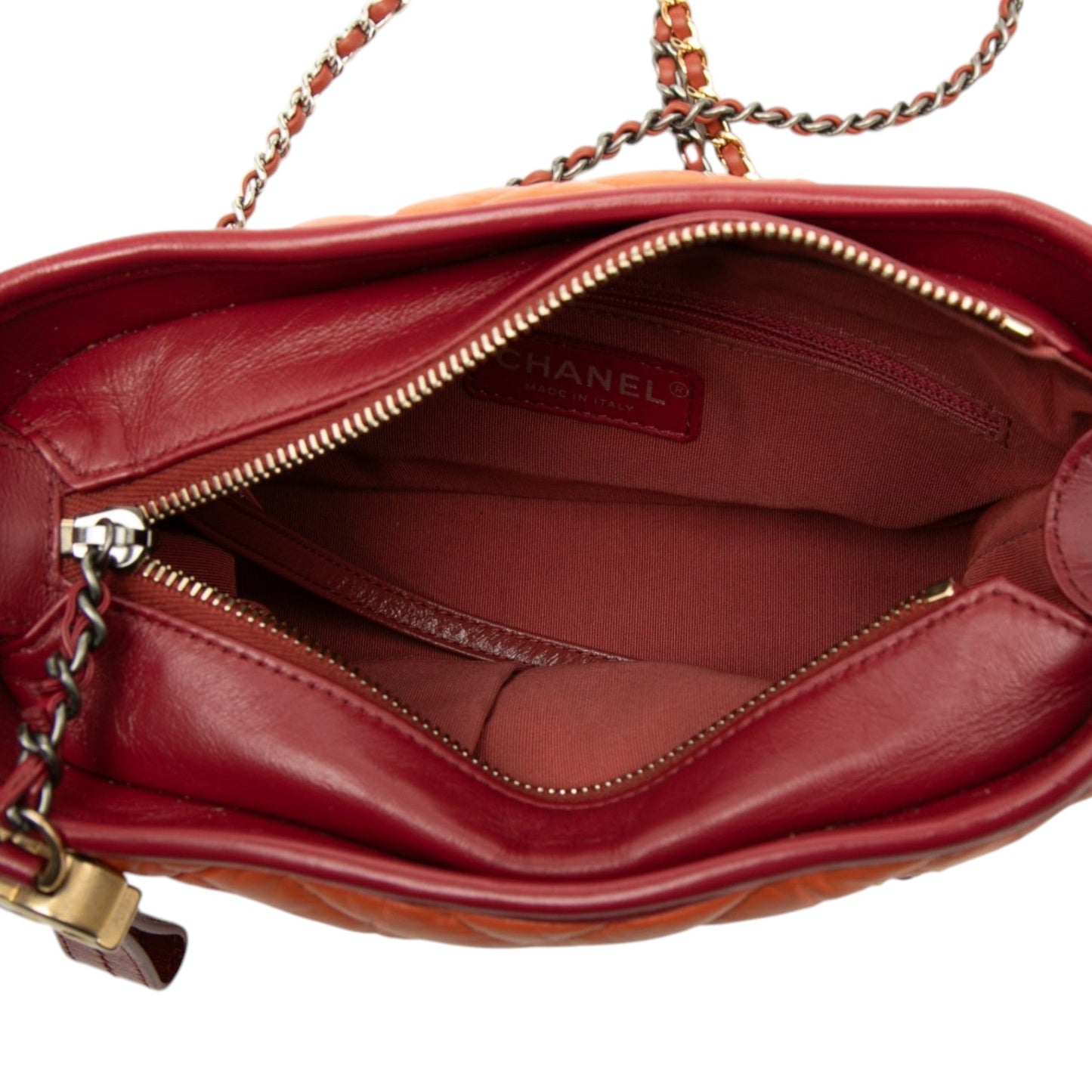Chanel Small Chevron Lambskin Gabrielle Crossbody