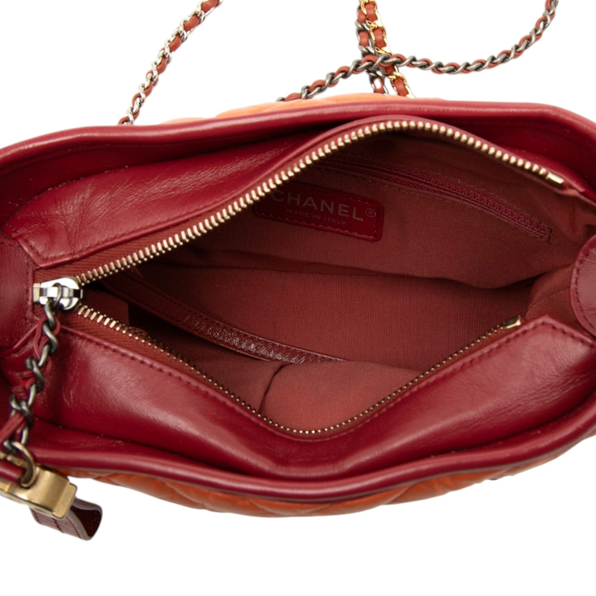 Chanel Small Chevron Lambskin Gabrielle Crossbody