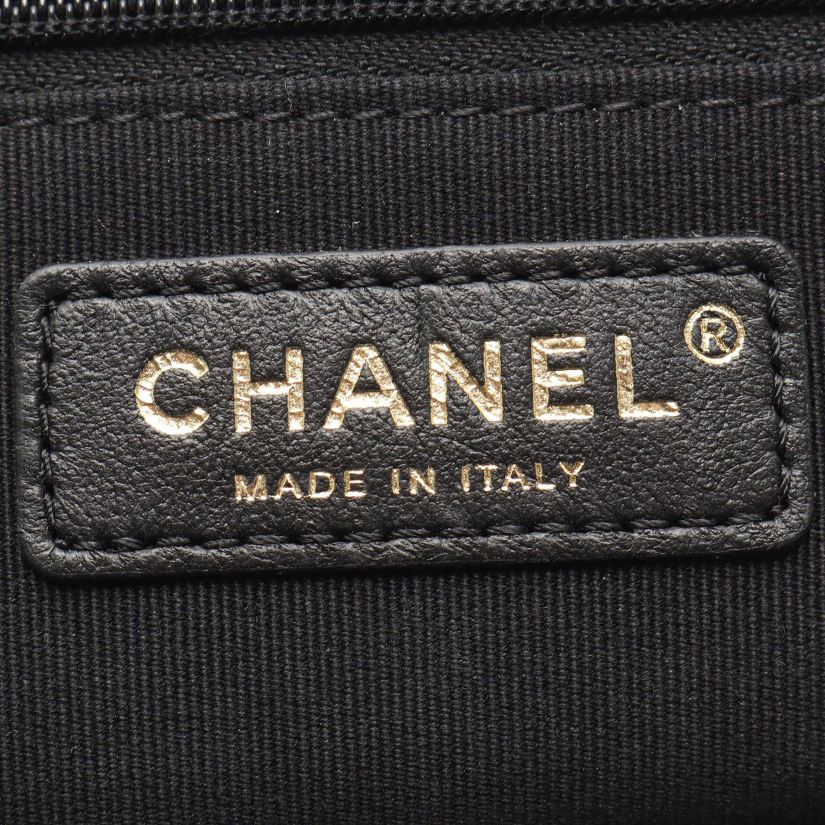 Chanel Quilted Lambskin Multi Pocket Vanity Bag — Black