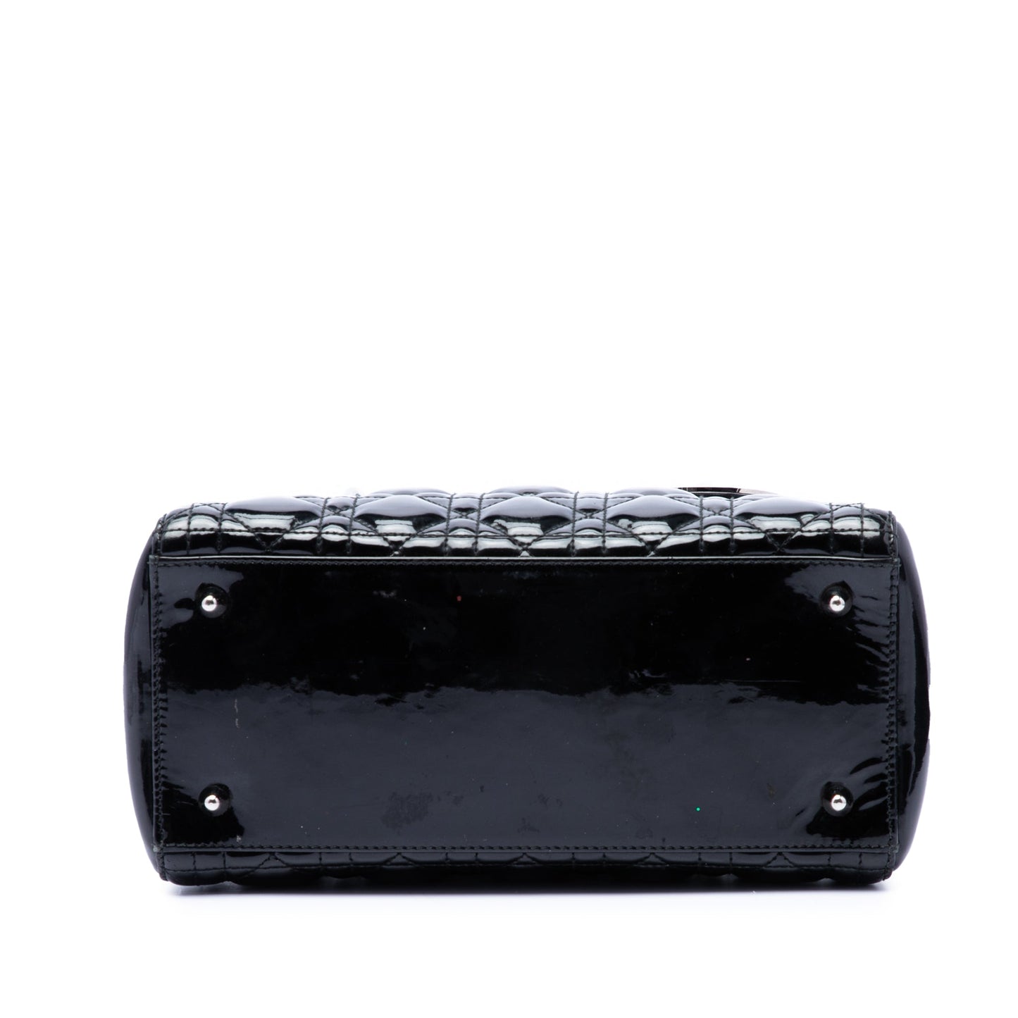 Dior Medium Patent Cannage Lady Dior