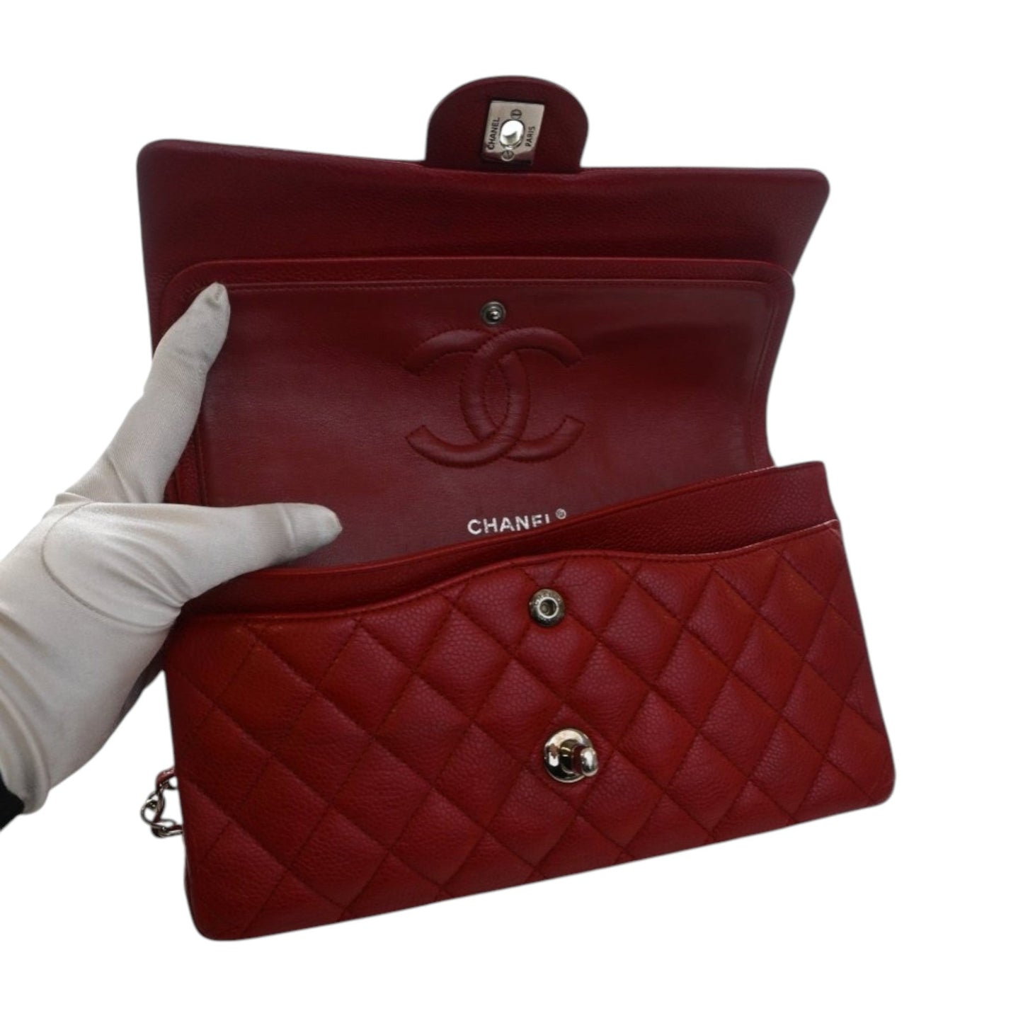 Chanel Medium Classic Caviar Double Flap