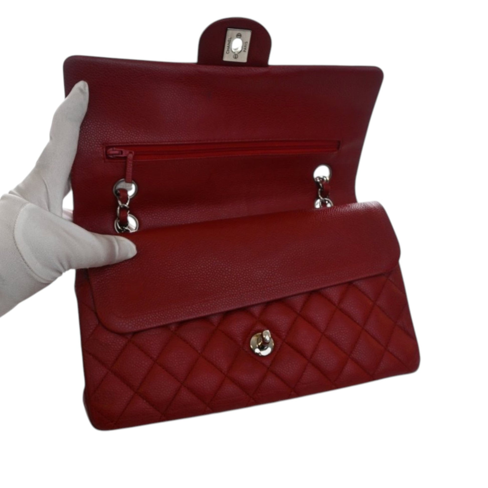Chanel Medium Classic Caviar Double Flap