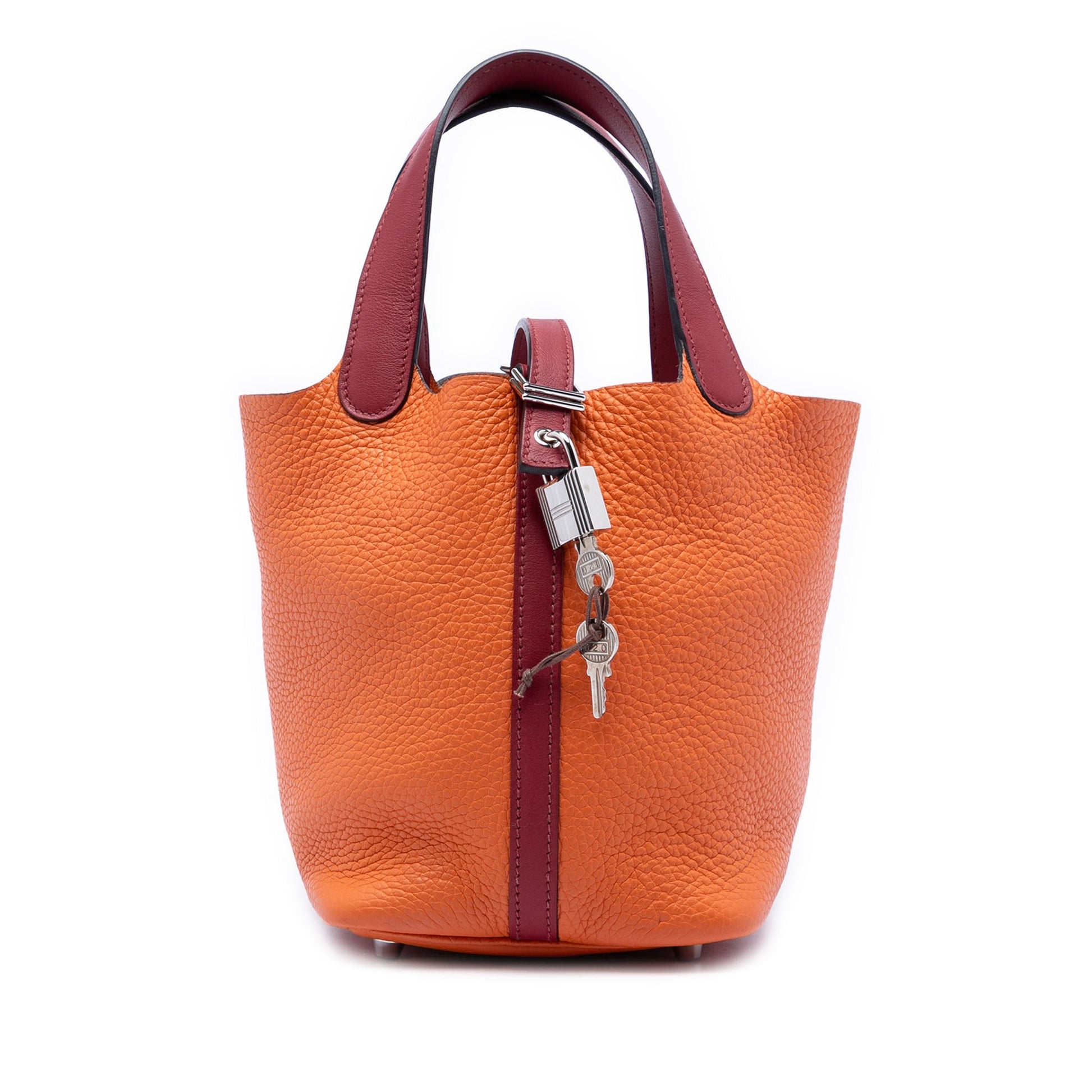 Hermès Bicolor Clemence and Swift Picotin Lock 18
