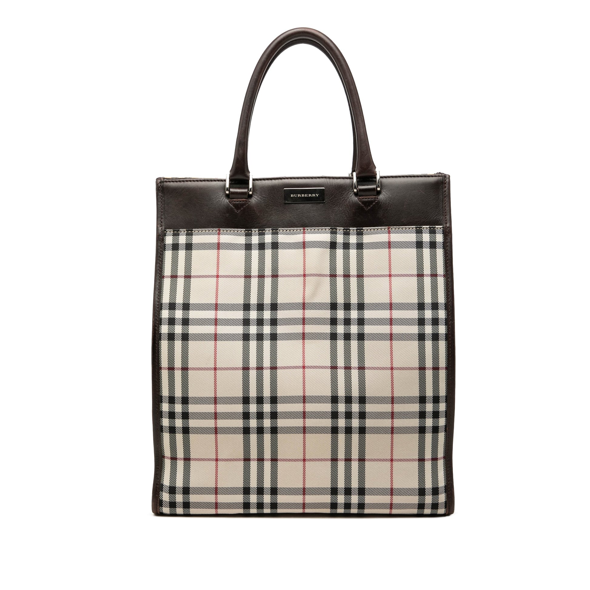 Burberry House Check Canvas Tote