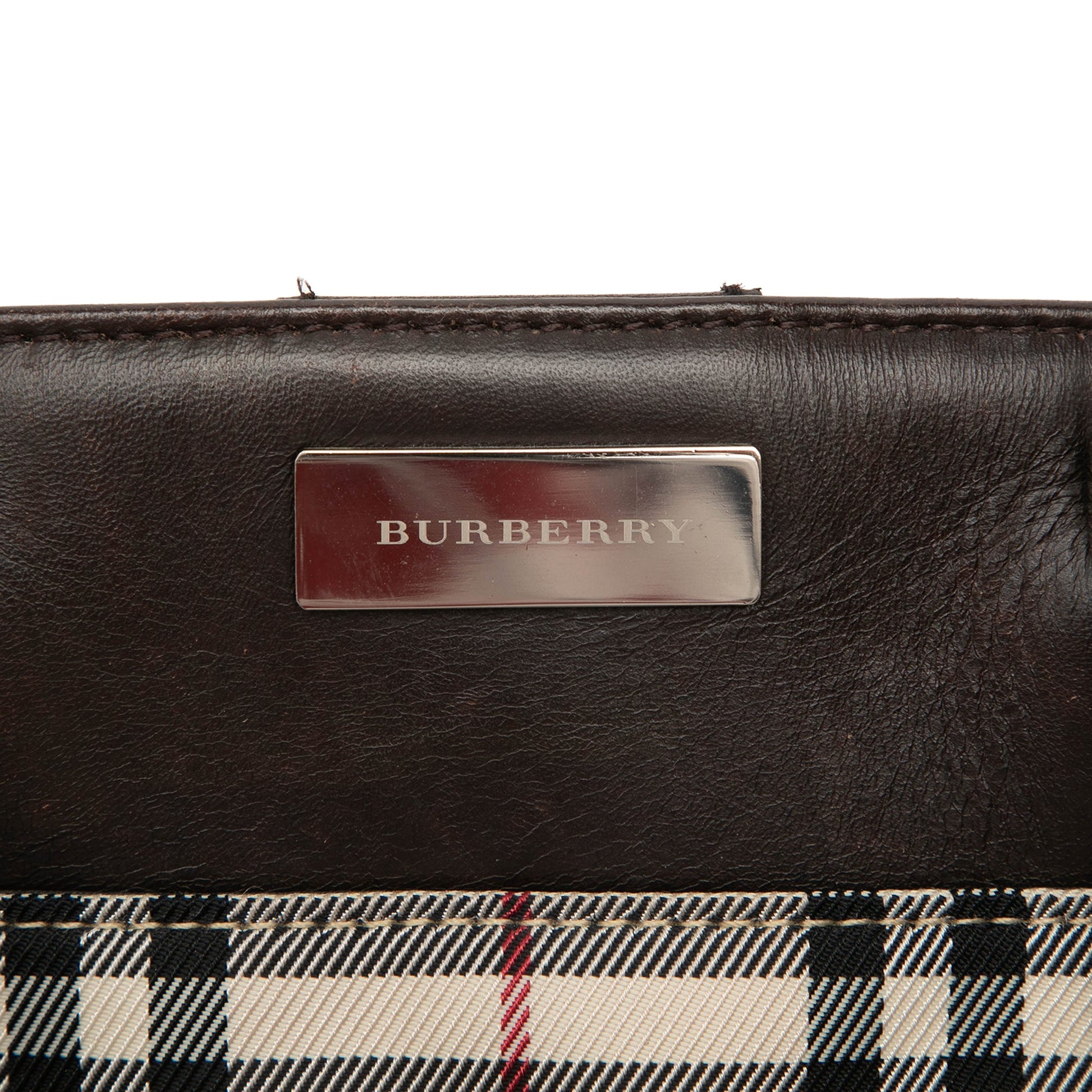 Burberry House Check Canvas Tote