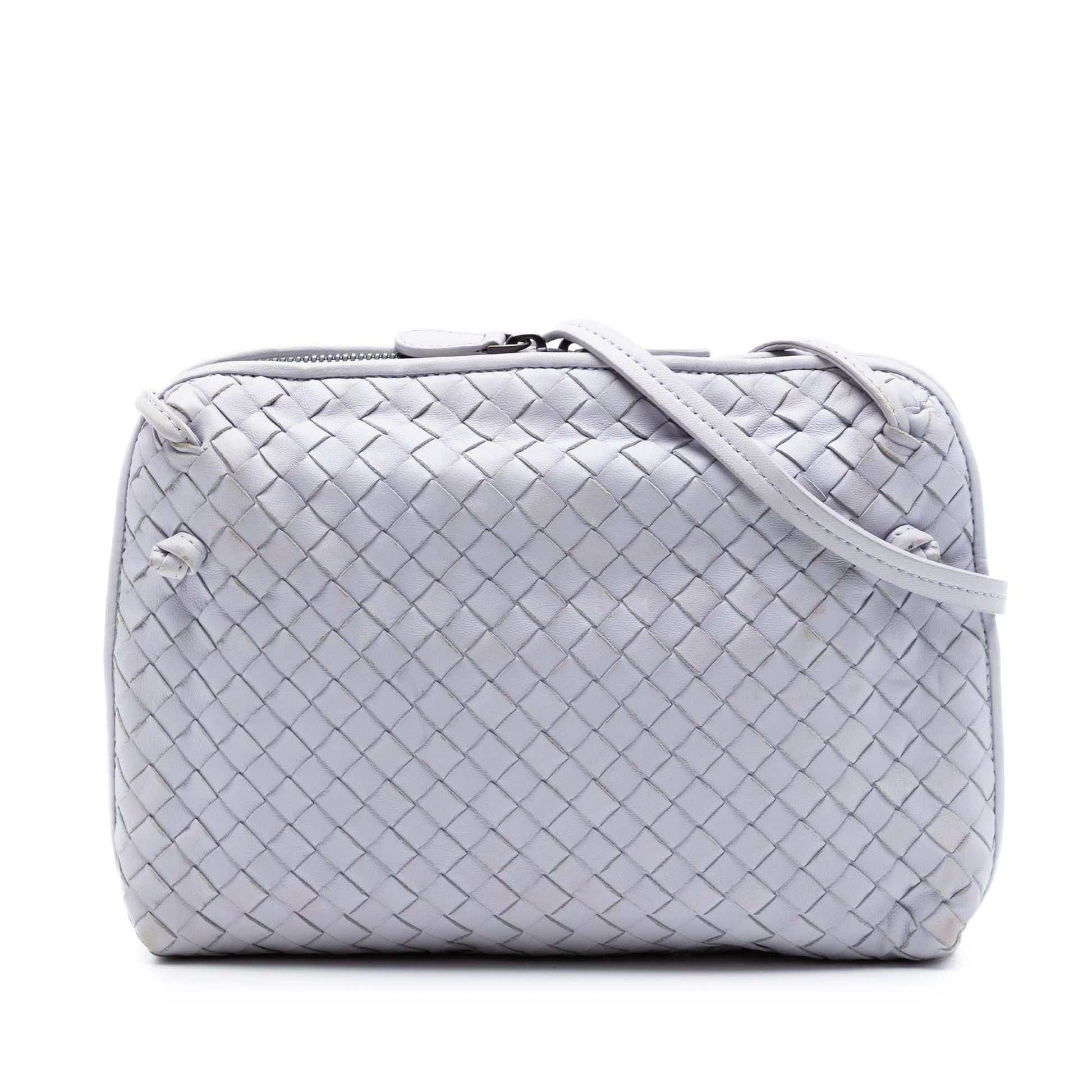 Bottega Veneta Nappa Intrecciato Nodini Crossbody
