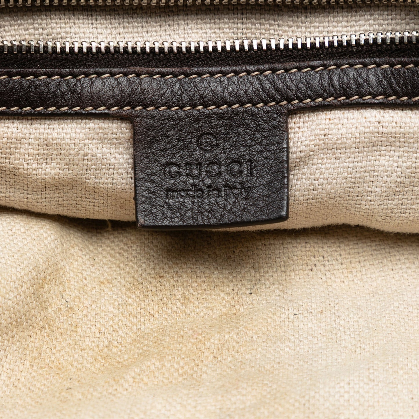 Gucci Medium GG Canvas Icon Bit Tote