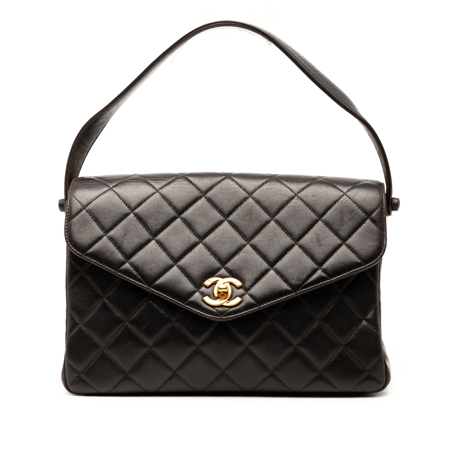 Chanel CC Quilted Lambskin Handbag