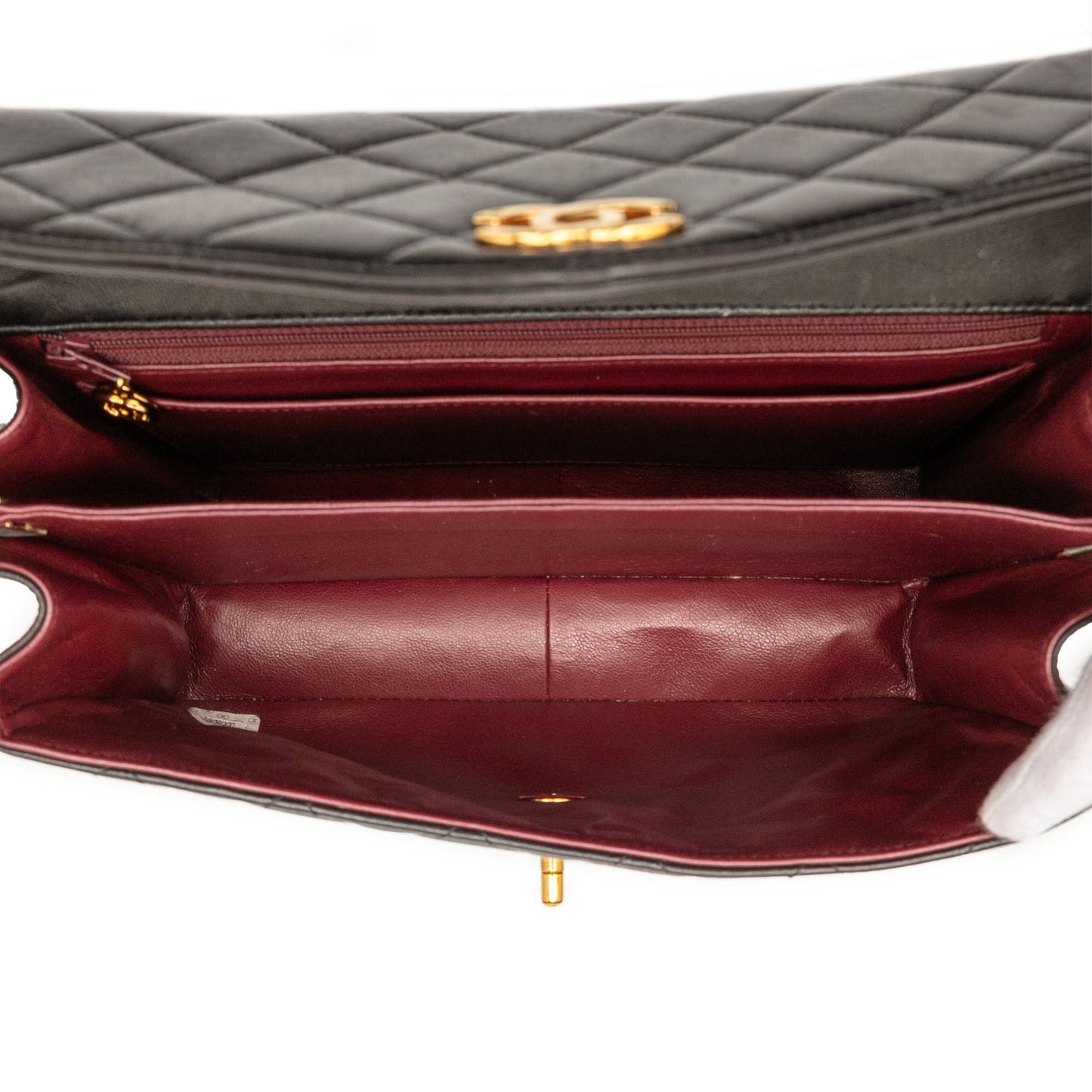 Chanel CC Quilted Lambskin Handbag