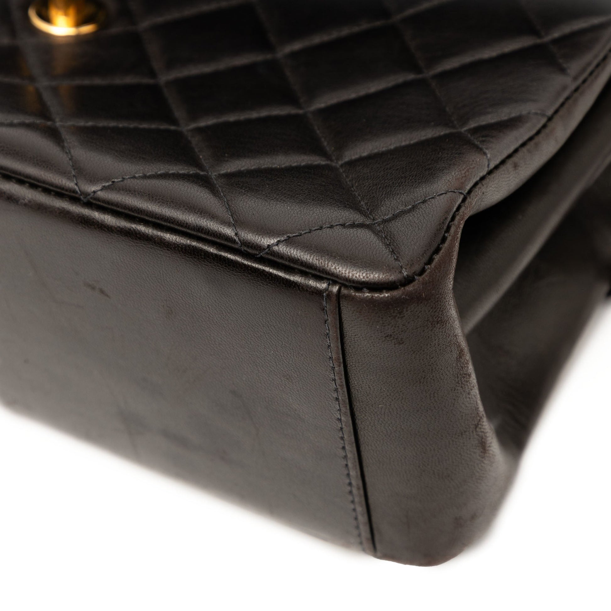 Chanel CC Quilted Lambskin Handbag