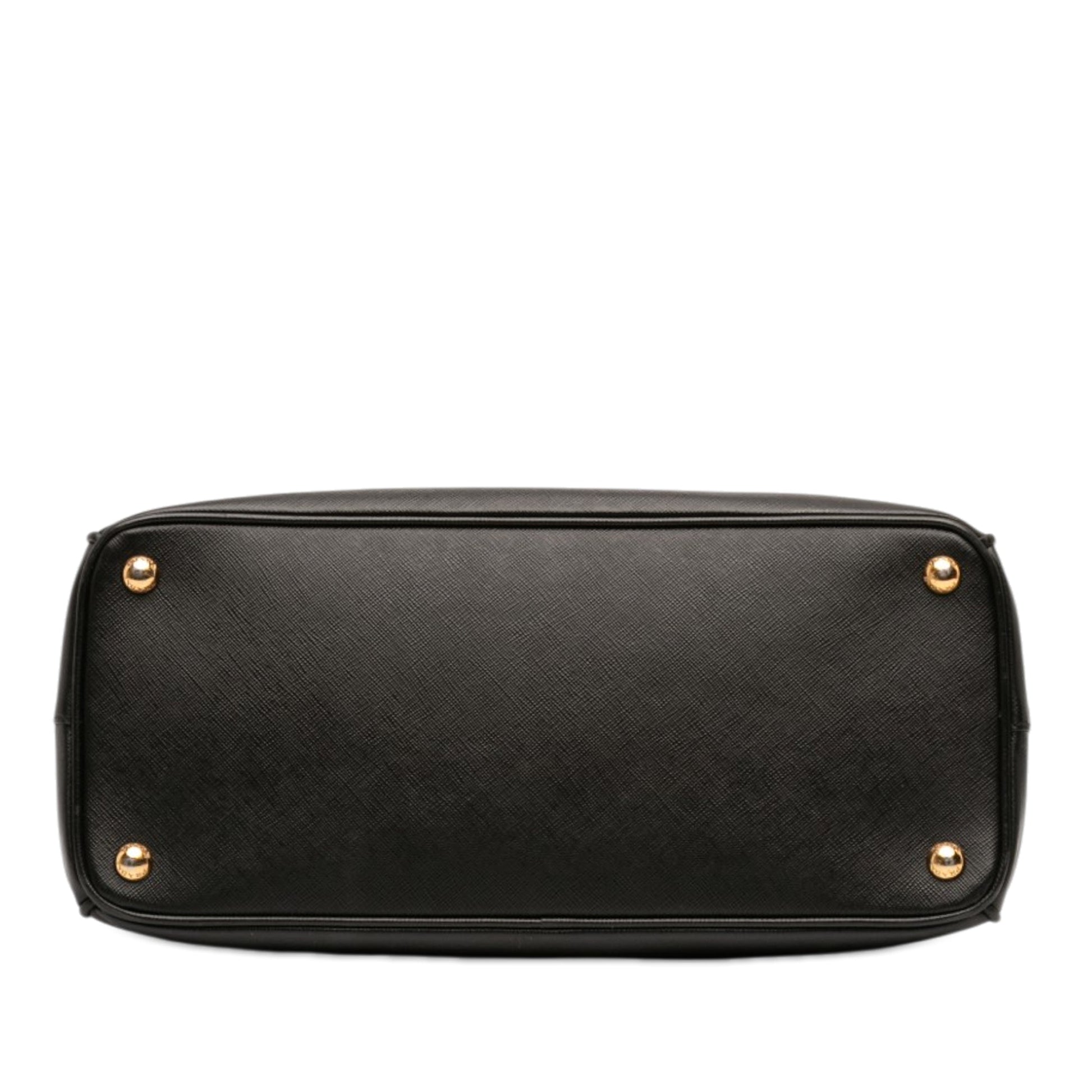 Prada Medium Saffiano Lux Galleria Double Zip Satchel