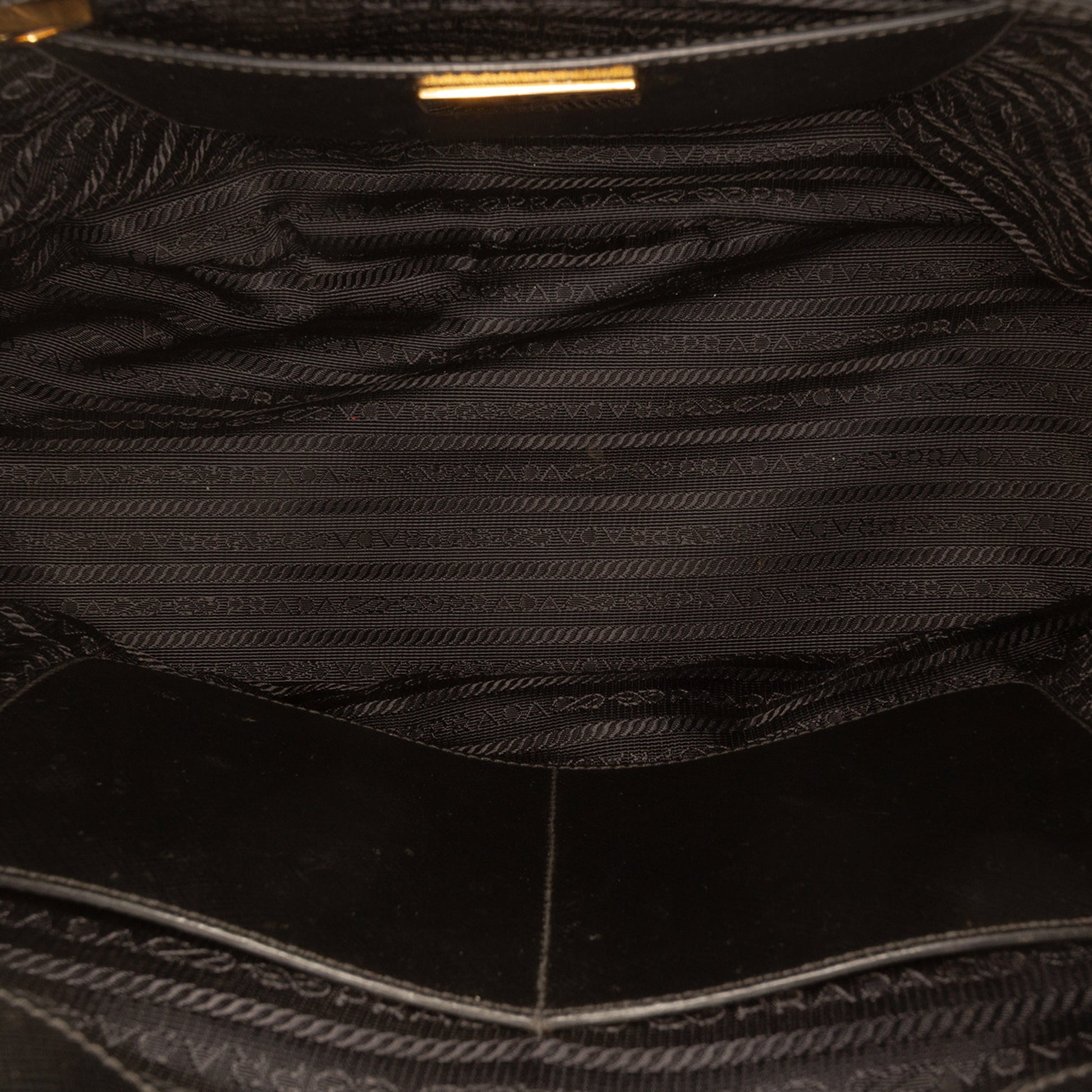 Prada Medium Saffiano Lux Galleria Double Zip Satchel