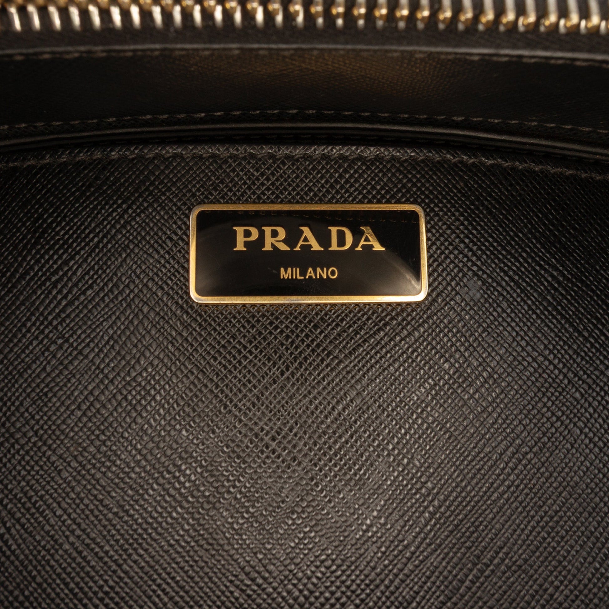 Prada Medium Saffiano Lux Galleria Double Zip Satchel