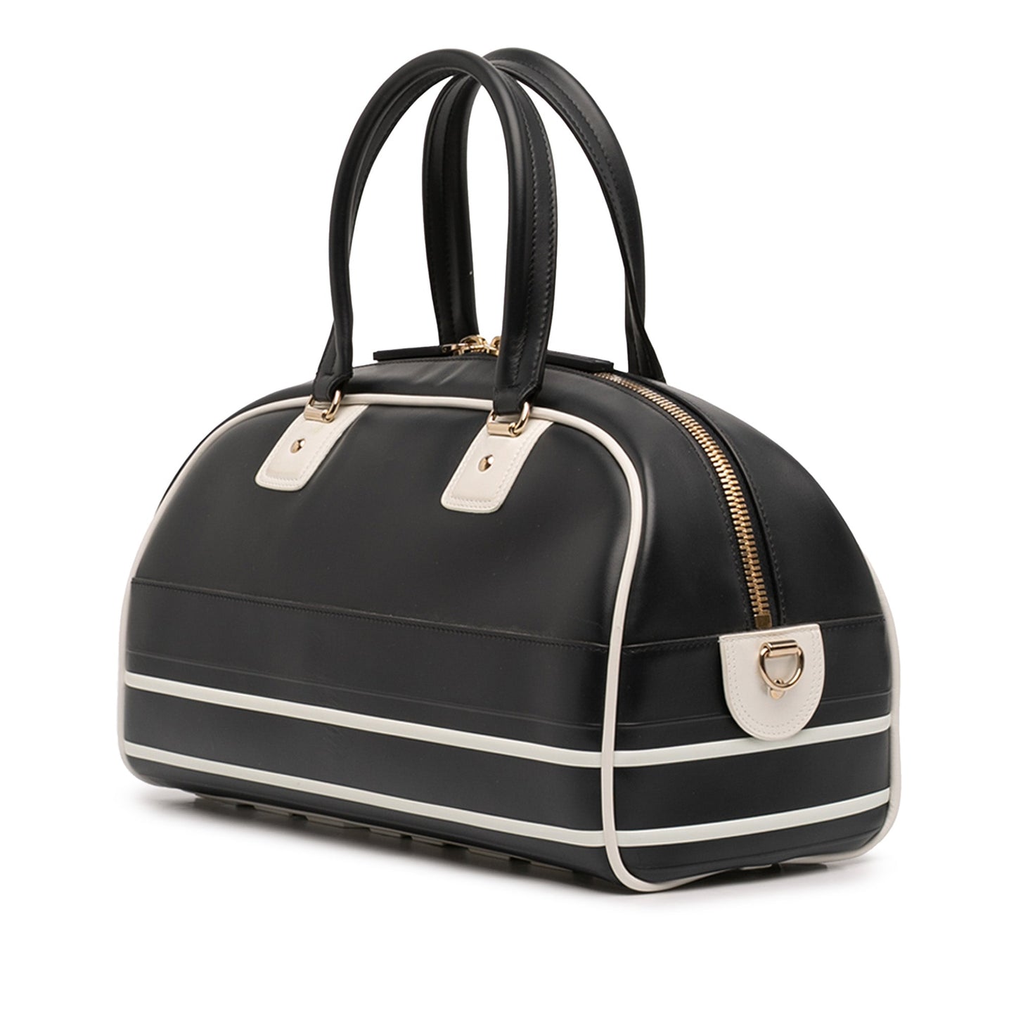 Dior Medium Leather Dior Vibe Zip Bowling Bag