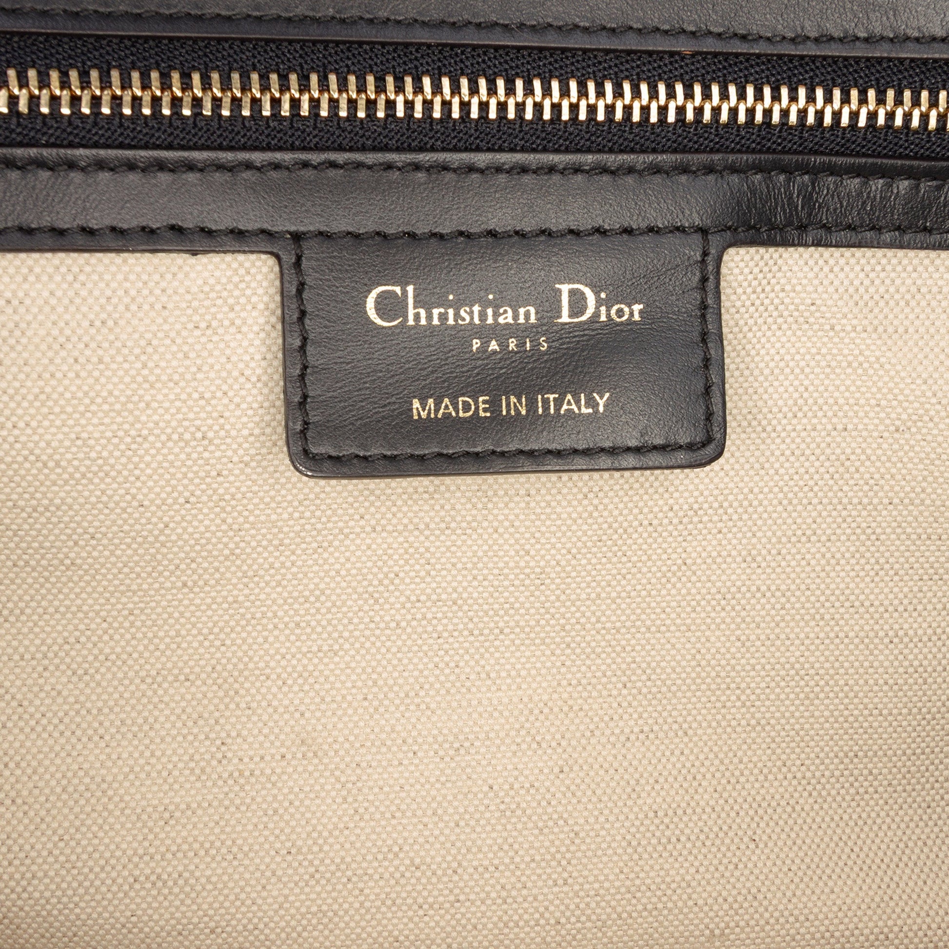 Dior Medium Leather Dior Vibe Zip Bowling Bag