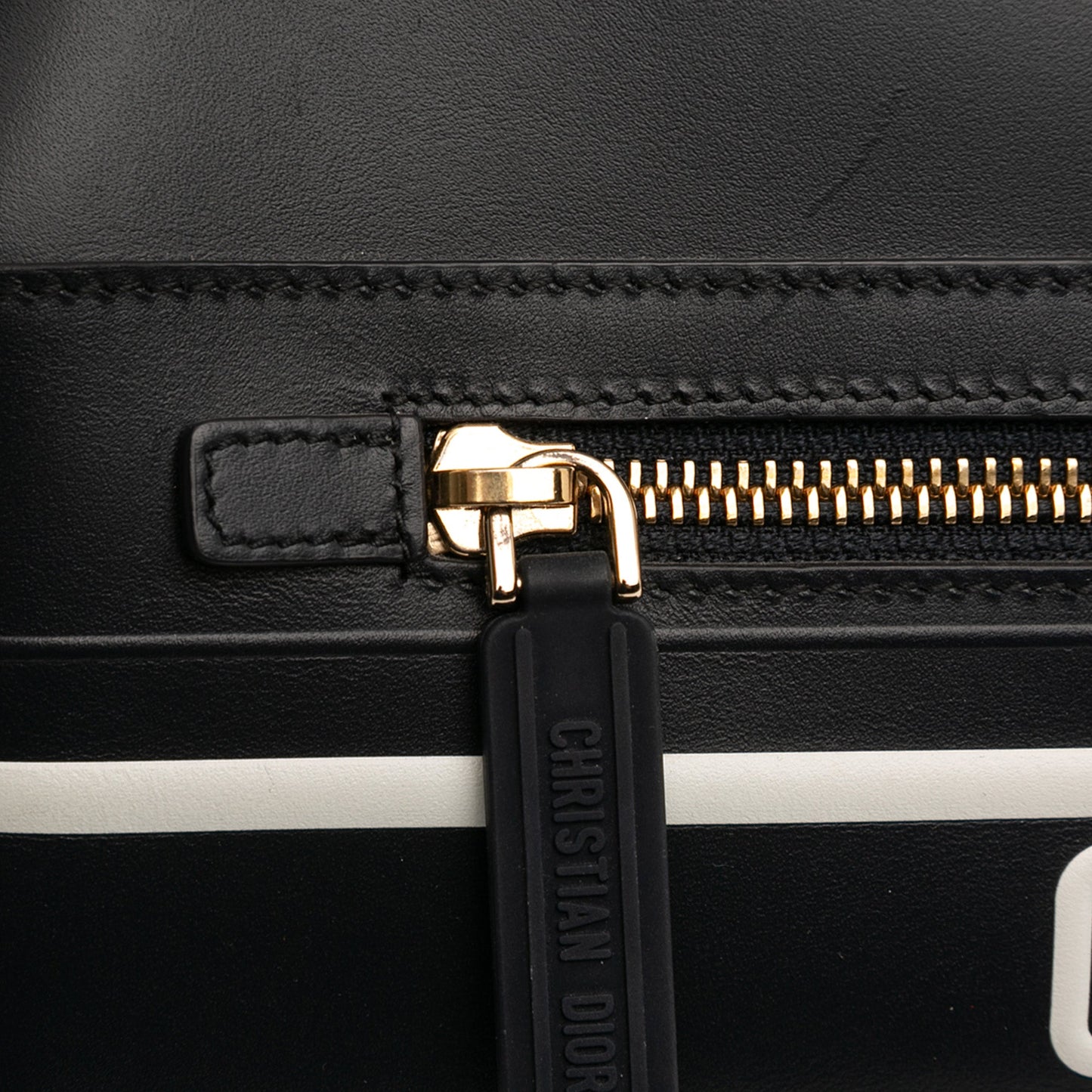 Dior Medium Leather Dior Vibe Zip Bowling Bag