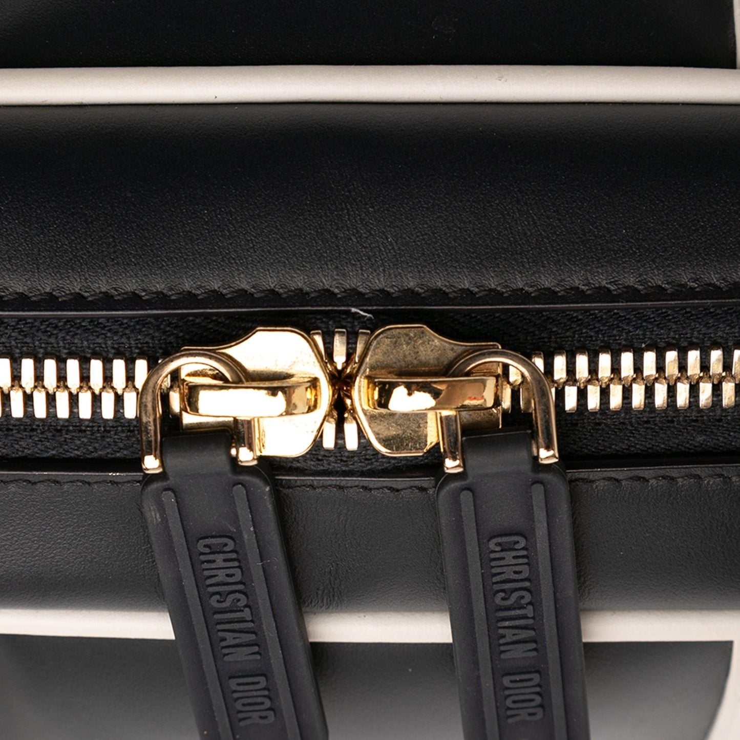 Dior Medium Leather Dior Vibe Zip Bowling Bag