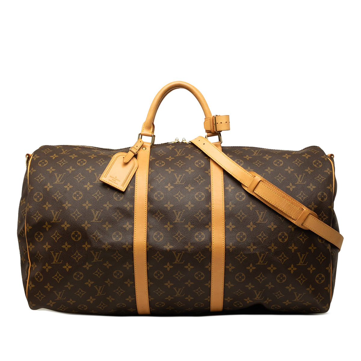 Louis Vuitton Monogram Keepall Bandouliere 60 — Brown