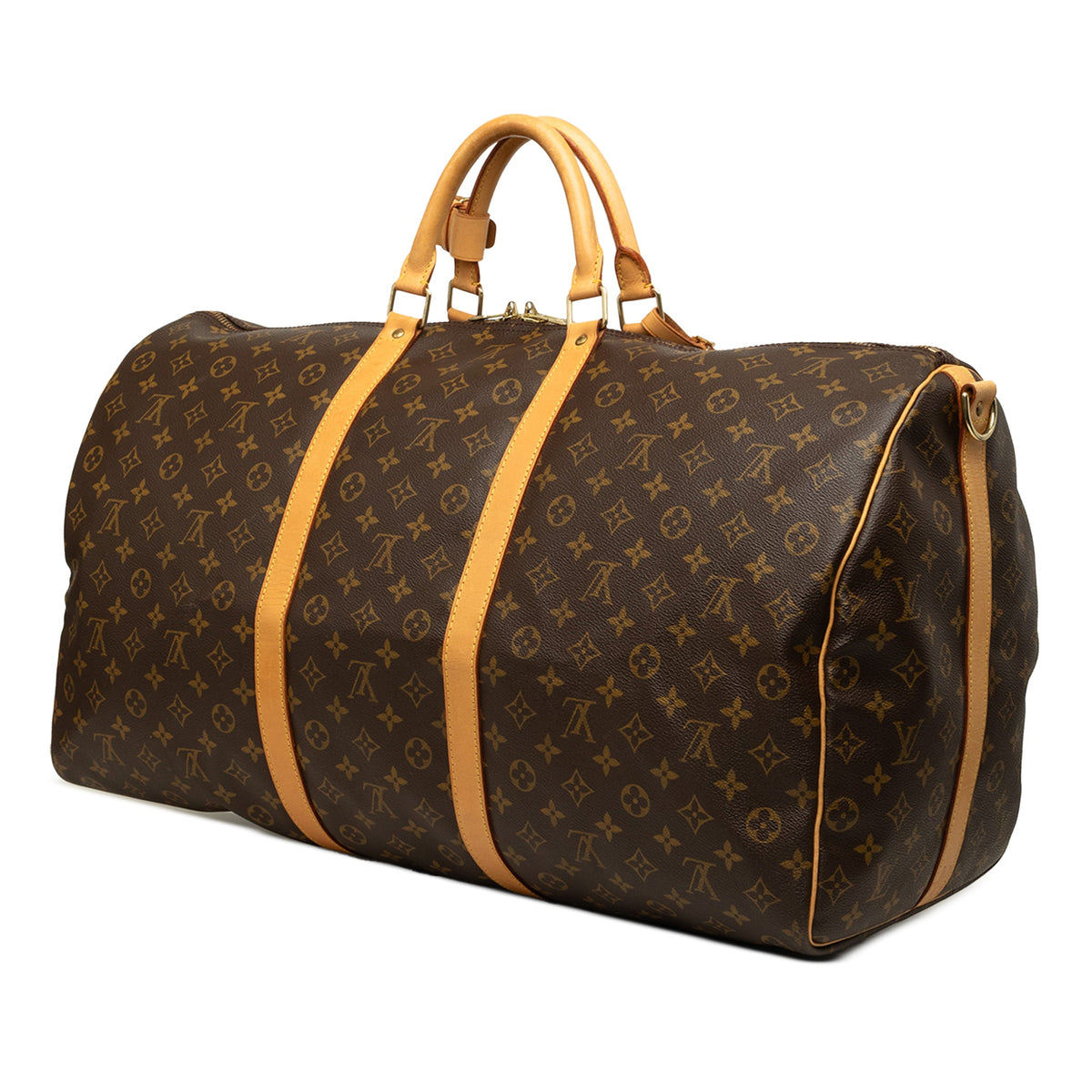 Louis Vuitton Monogram Keepall Bandouliere 60 — Brown